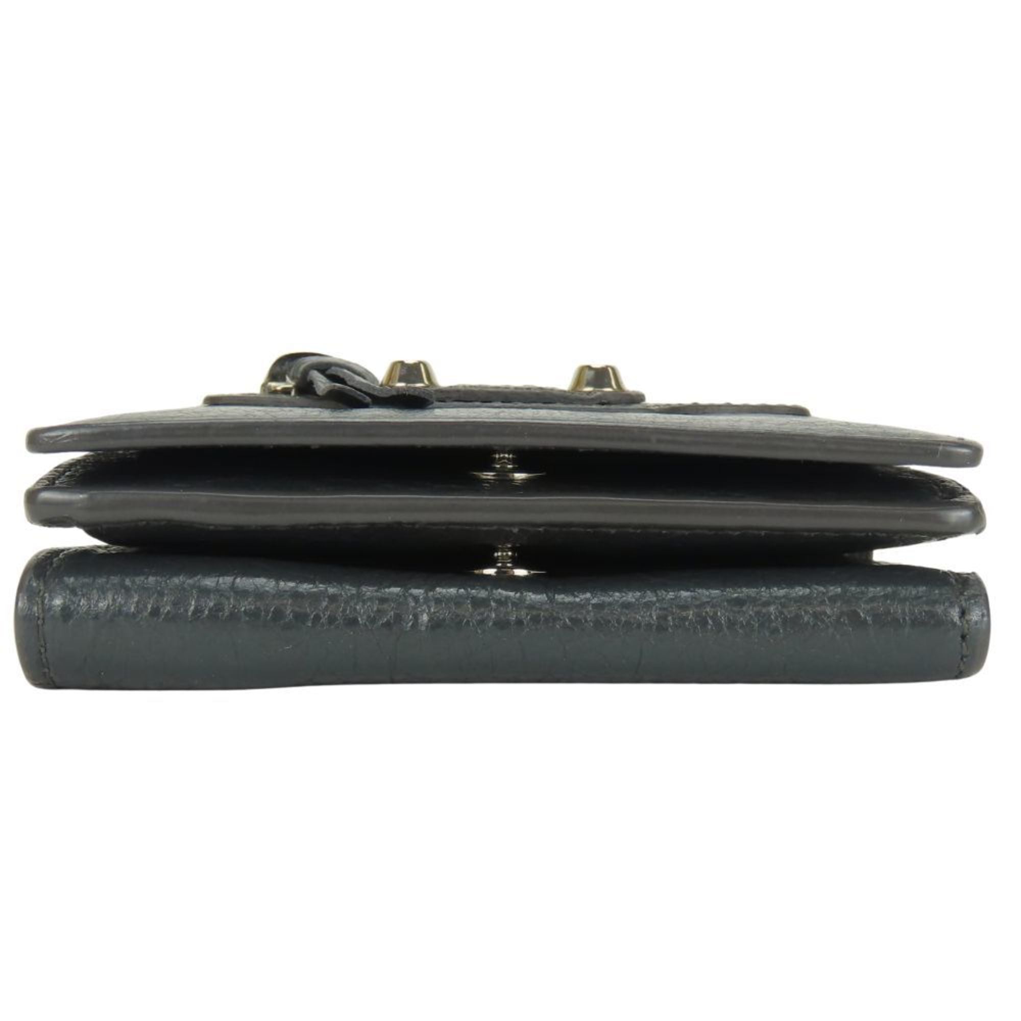 Balenciaga Gray Leather Wallet (Tri-Fold) (Pre-Owned)