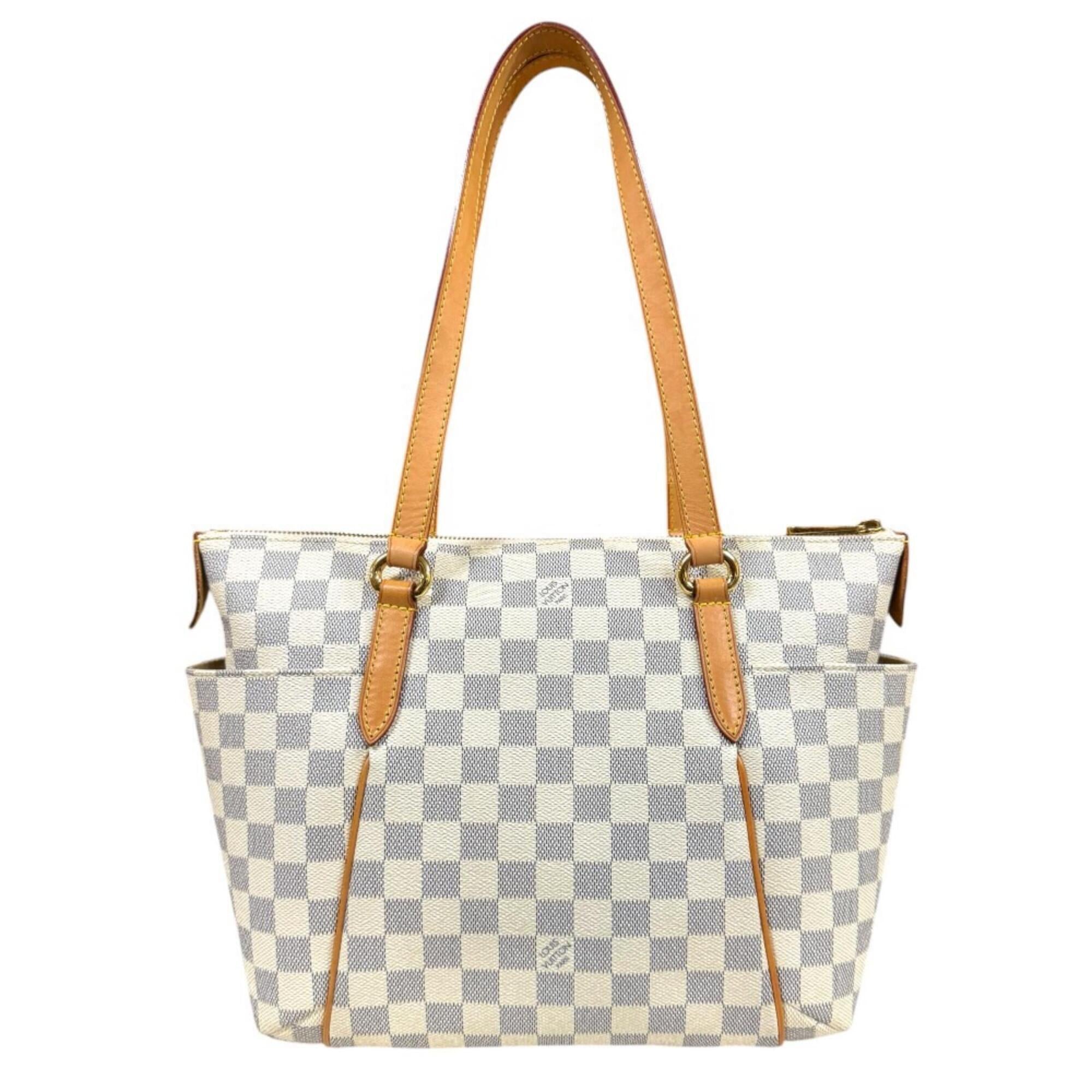 Louis Vuitton Damier Azur Blue Or White Damier Azur Tote Bag (Pre-Owned)