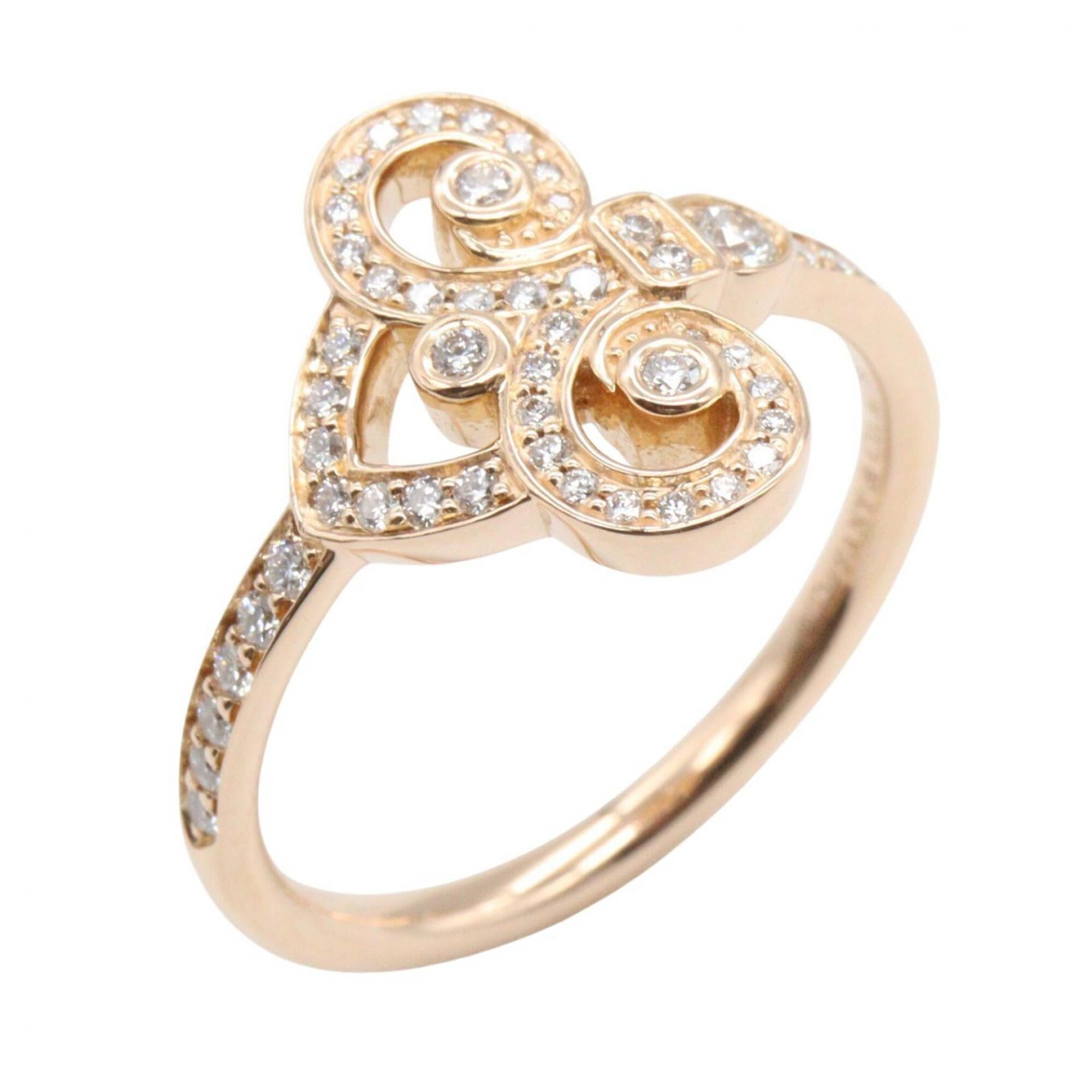 Tiffany Gold Clear Pink Gold (18K) Band Ring (Pre-Owned)