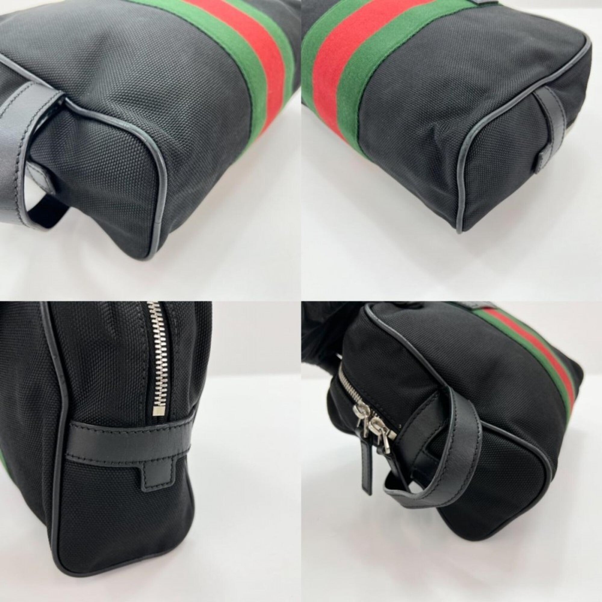 Gucci Black Nylon Clutch Bag Pouch (Pre-Owned)