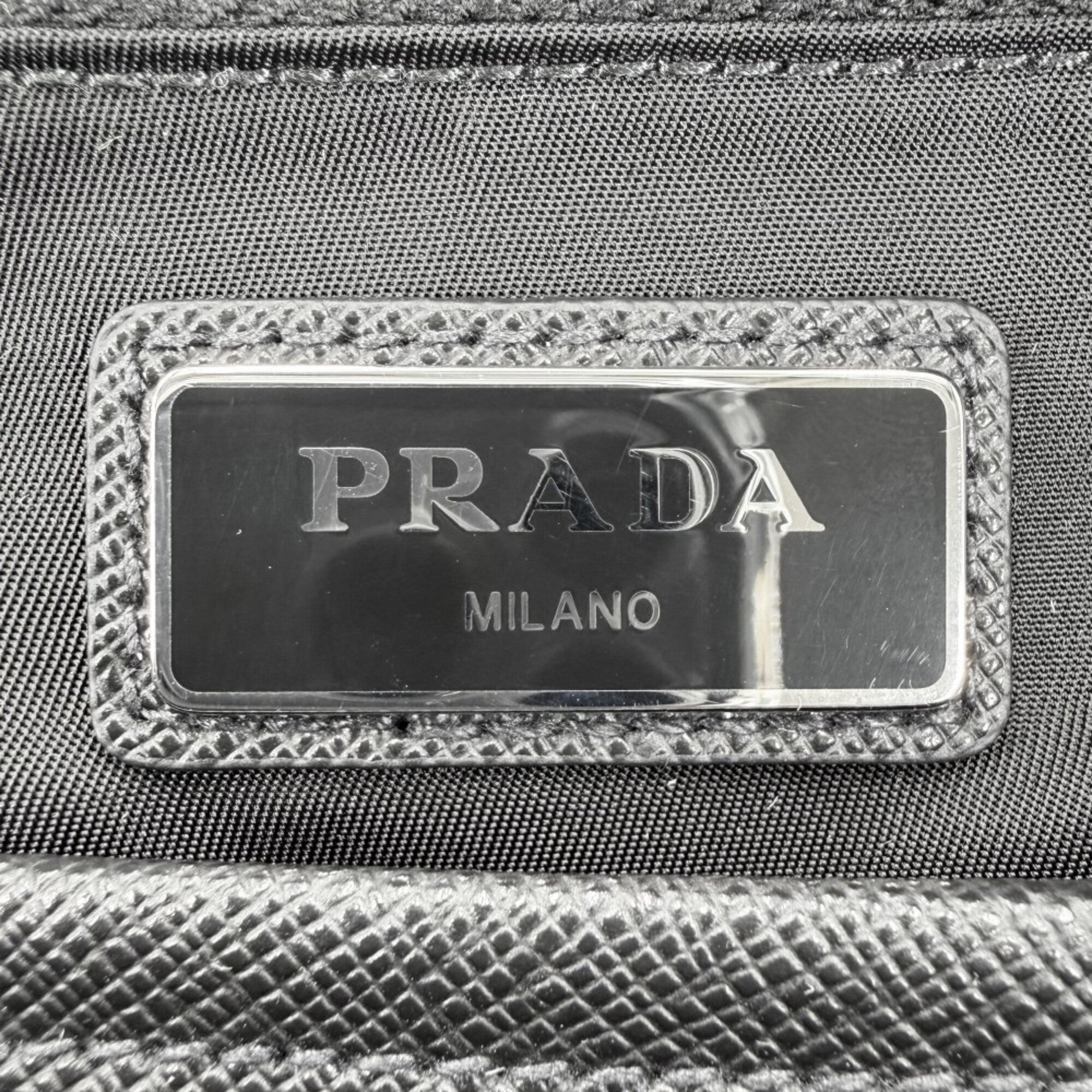 Prada Black Nylon Backpack (Pre-Owned)