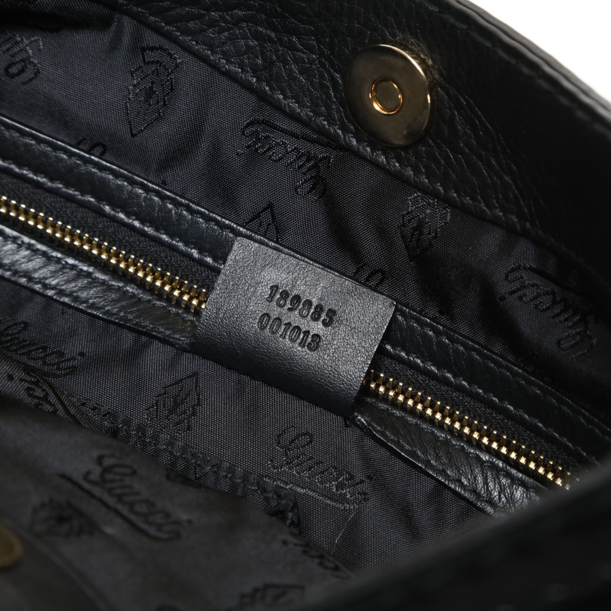 Gucci Black Bow Shoulder Bag (Pre-Owned)