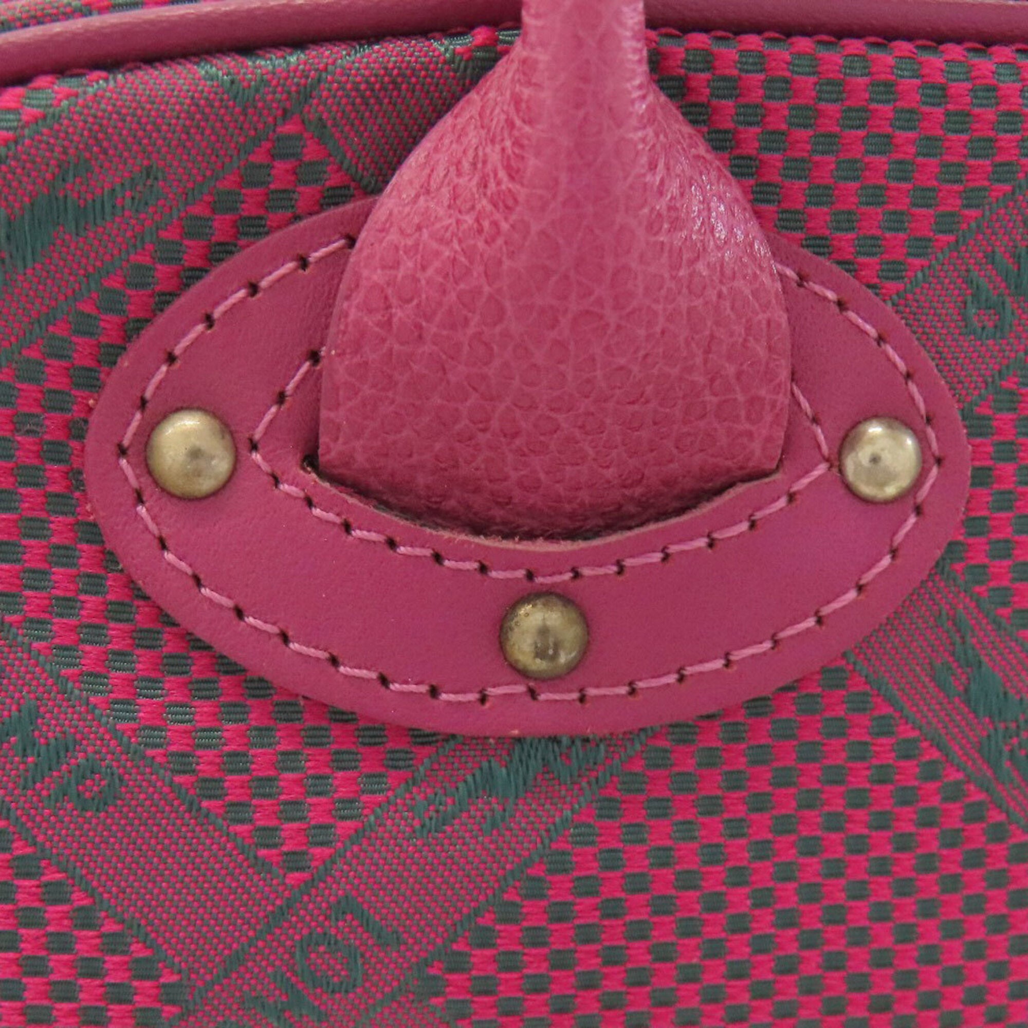 Longchamp Pink Nylon Handbag (Pre-Owned)