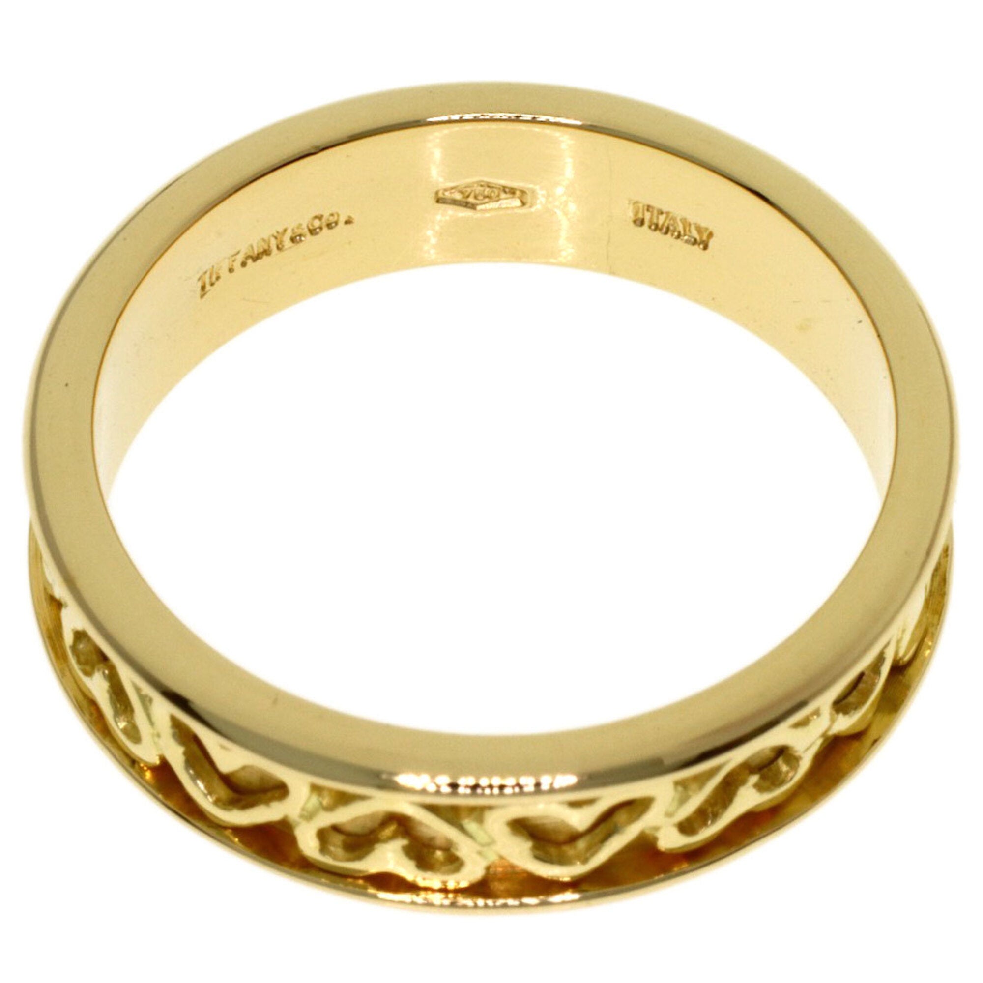Tiffany Heart Yellow Gold (18K) Band Ring (Pre-Owned)