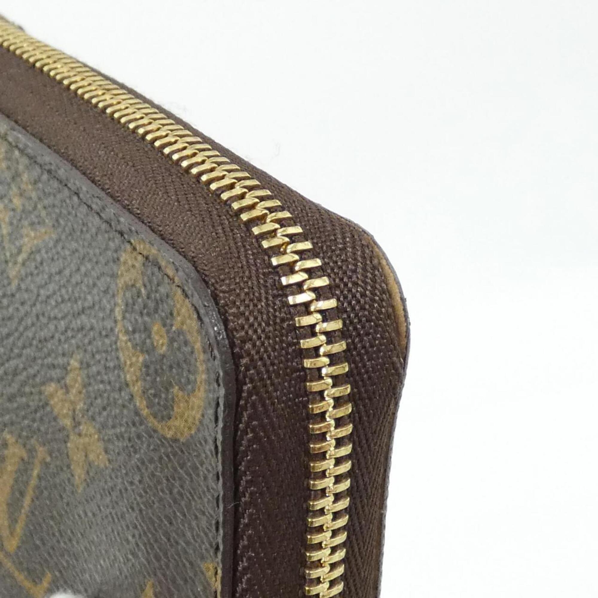 Louis Vuitton Marron Coated Canvas Coin Purse/Coin Case (Pre-Owned)