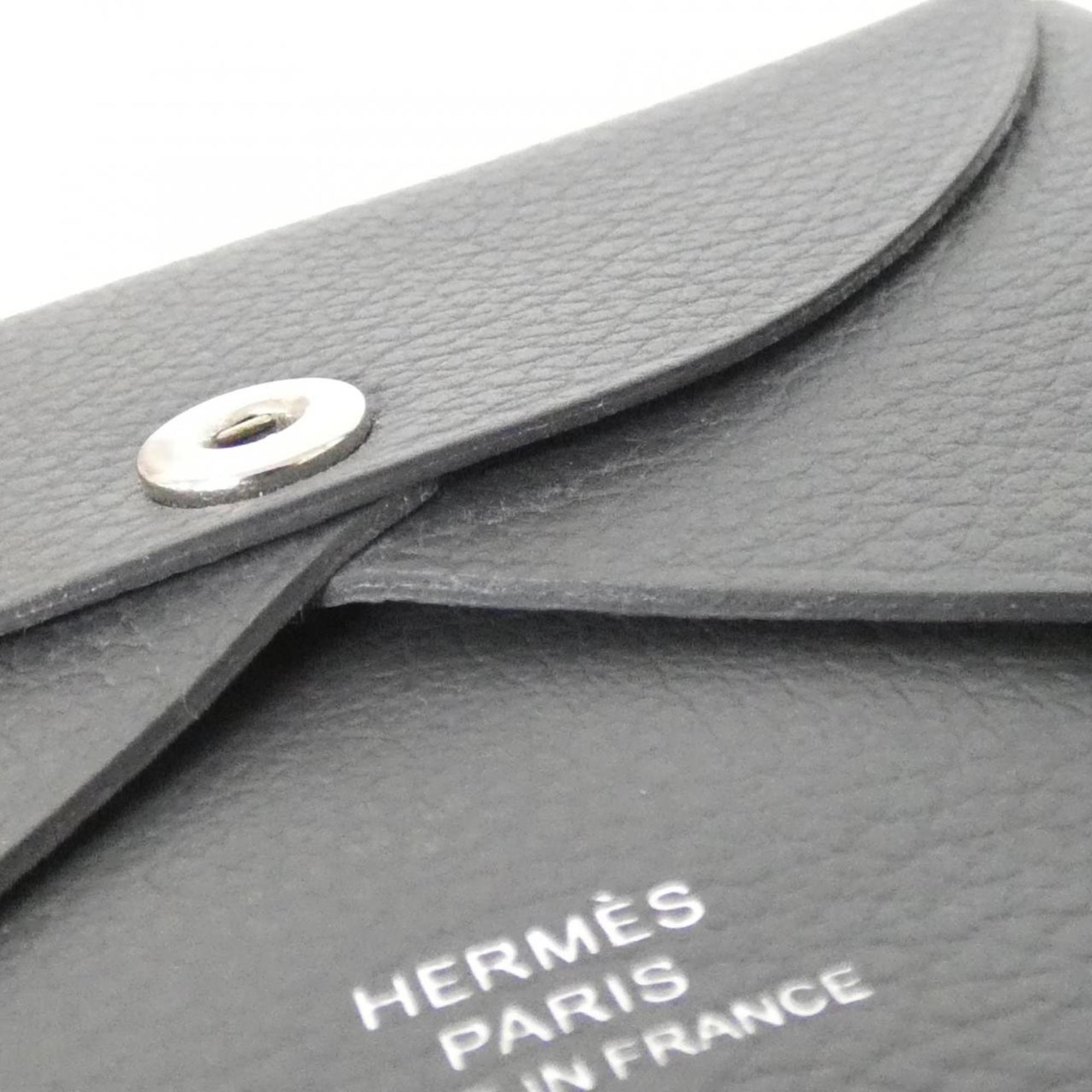 Hermes Gray Coin Purse/Coin Case (Pre-Owned)