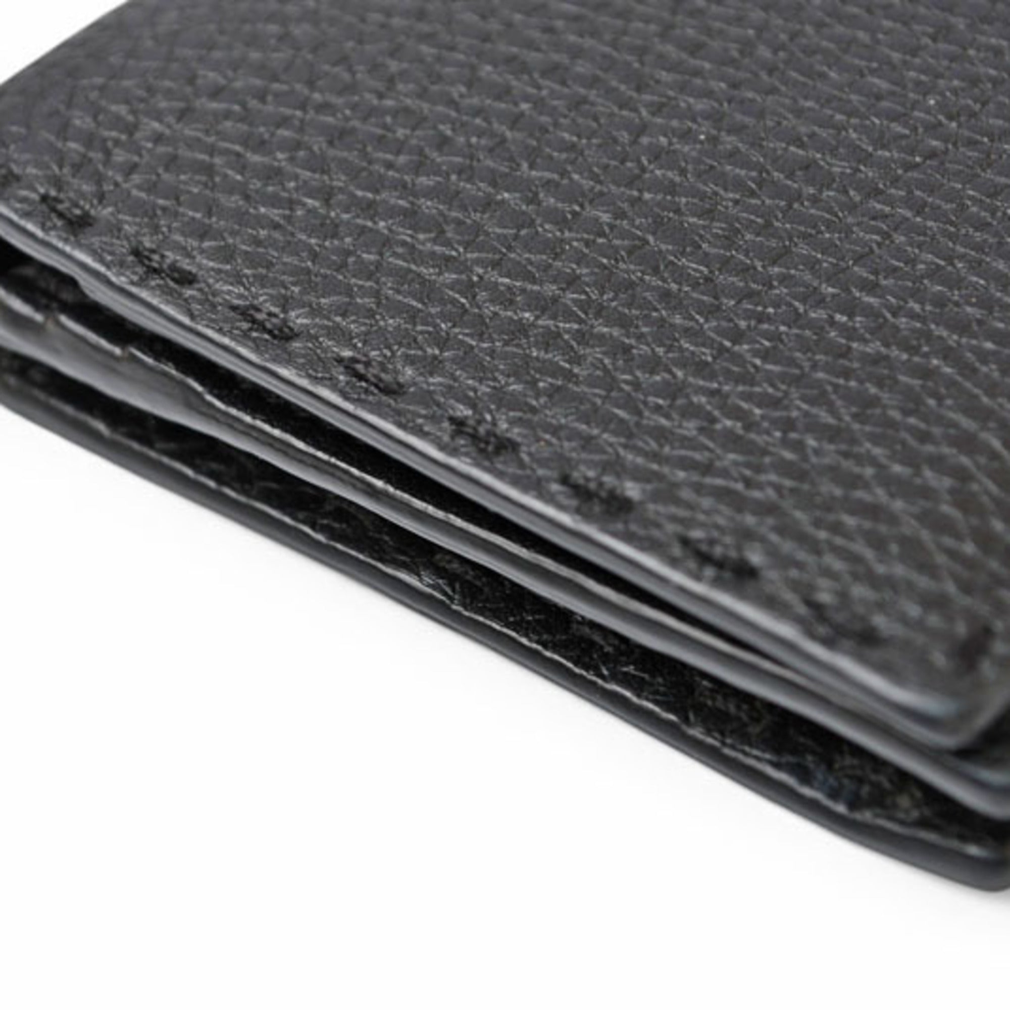 Fendi Selleria Black Leather Long Wallet (Bi-Fold) (Pre-Owned)