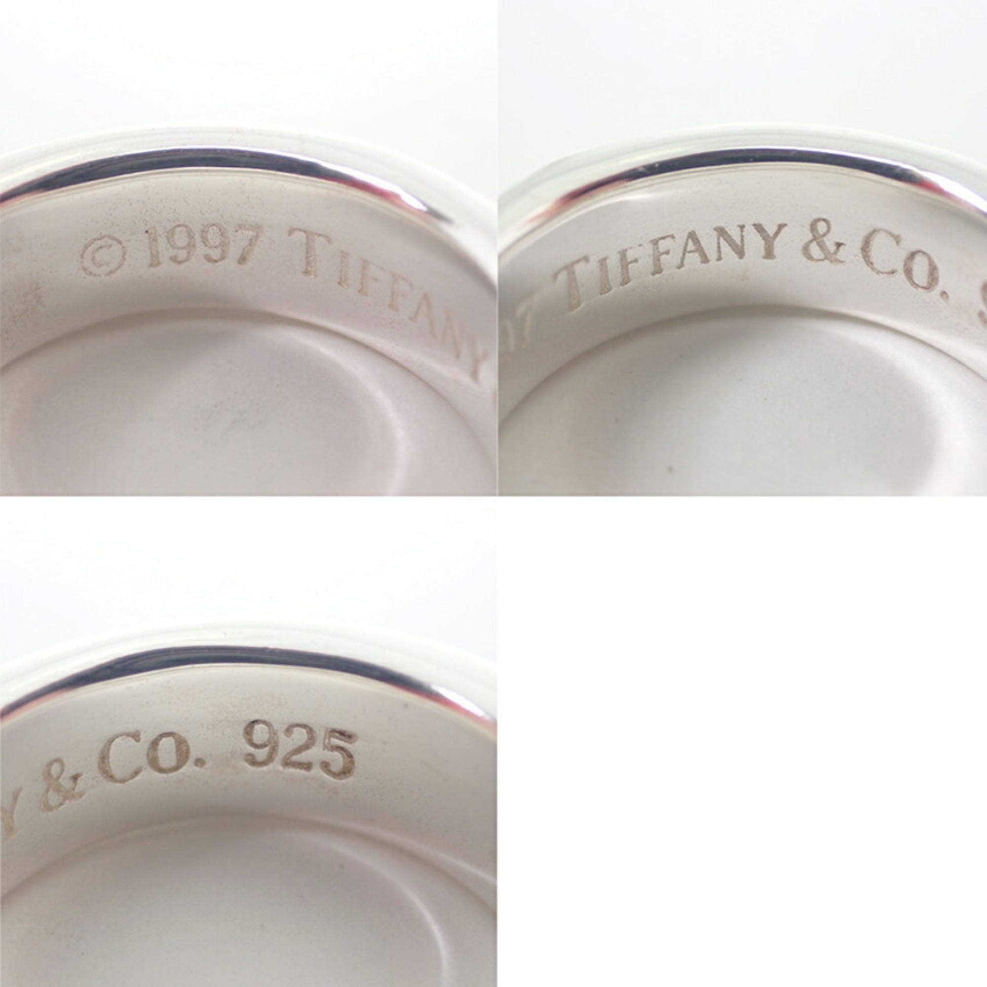 Tiffany Sterling Silver 925 Band Ring (Pre-Owned)