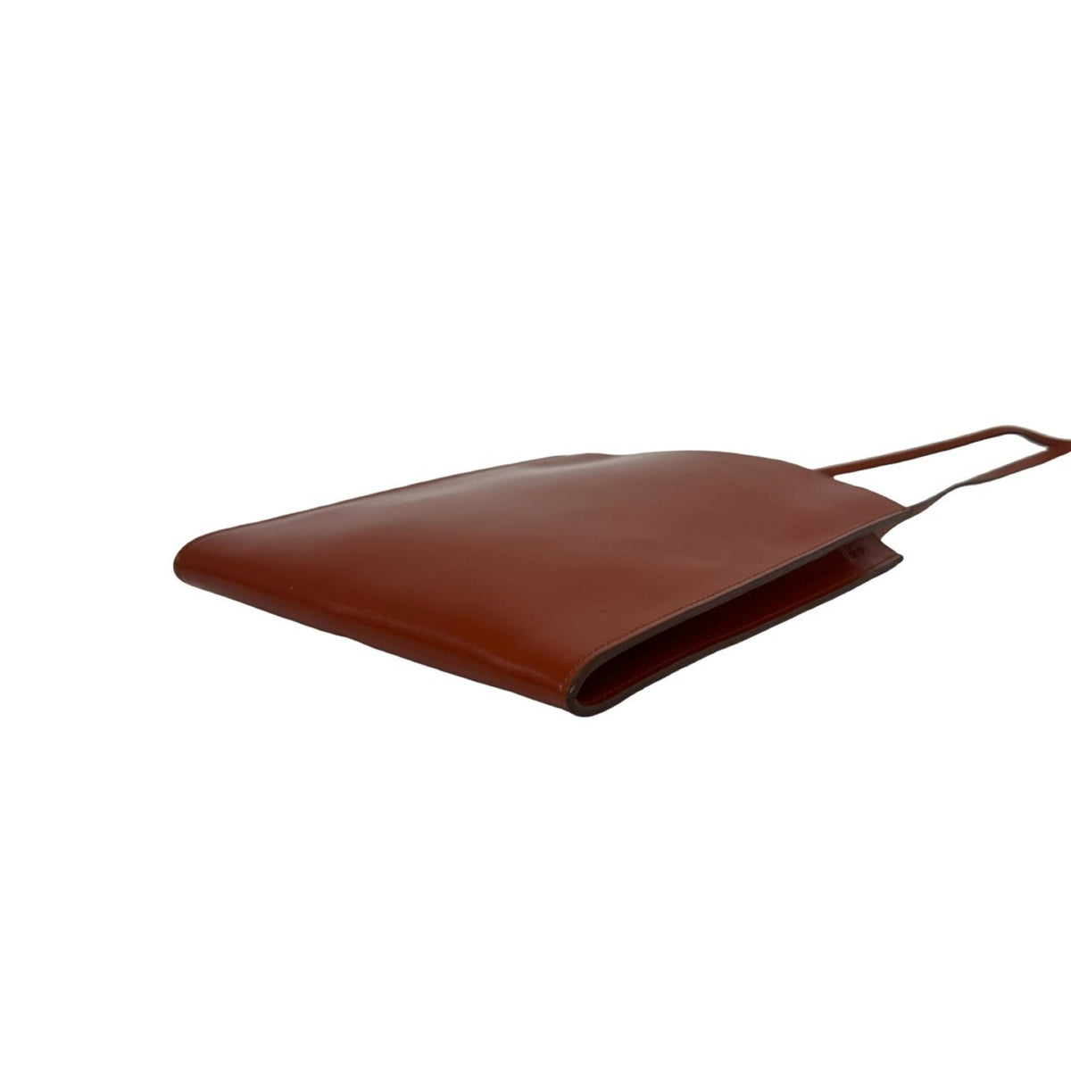 Hermes Brown Leather Pochette Shoulder Bag (Pre-Owned)