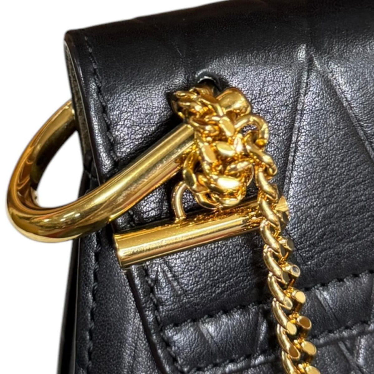 Chloé Black Leather Suede Shoulder Bag (Pre-Owned)