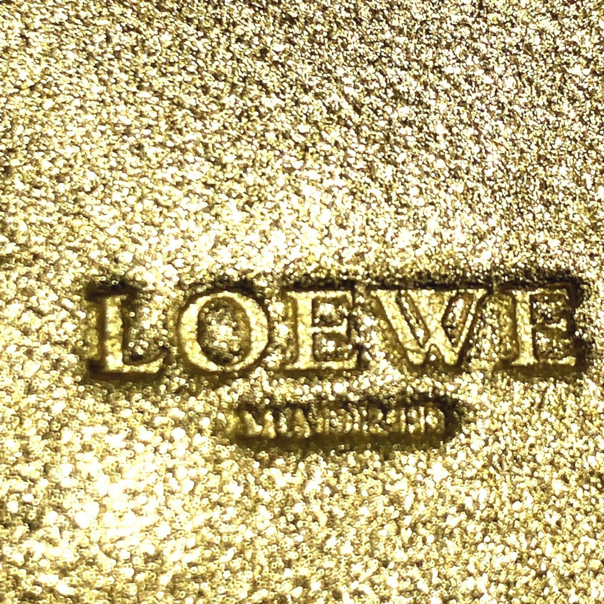 Loewe Gold Leather Wallet (Tri-Fold) (Pre-Owned)