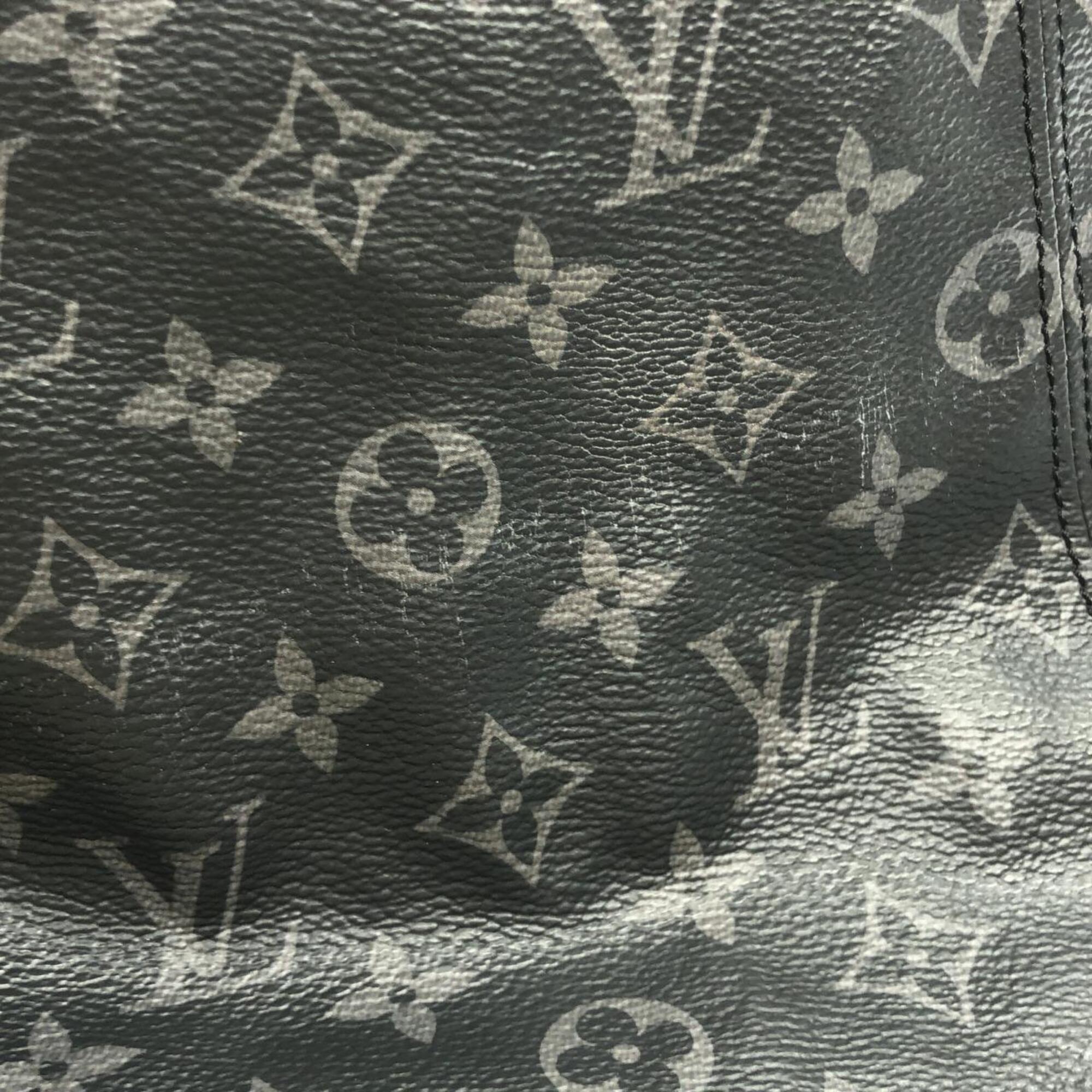 Louis Vuitton Black Coated Canvas Handbag (Pre-Owned)