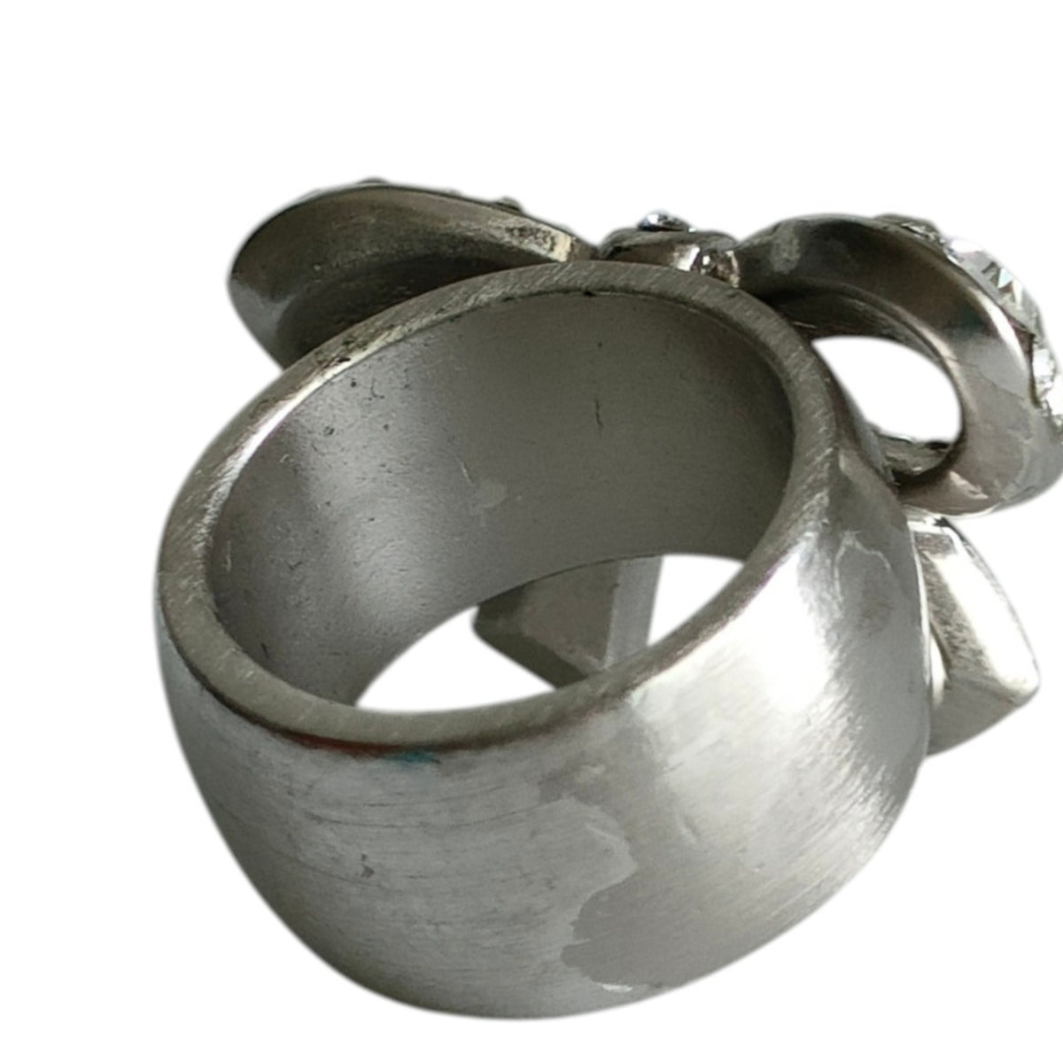 Chanel Silver Band Ring (Pre-Owned)