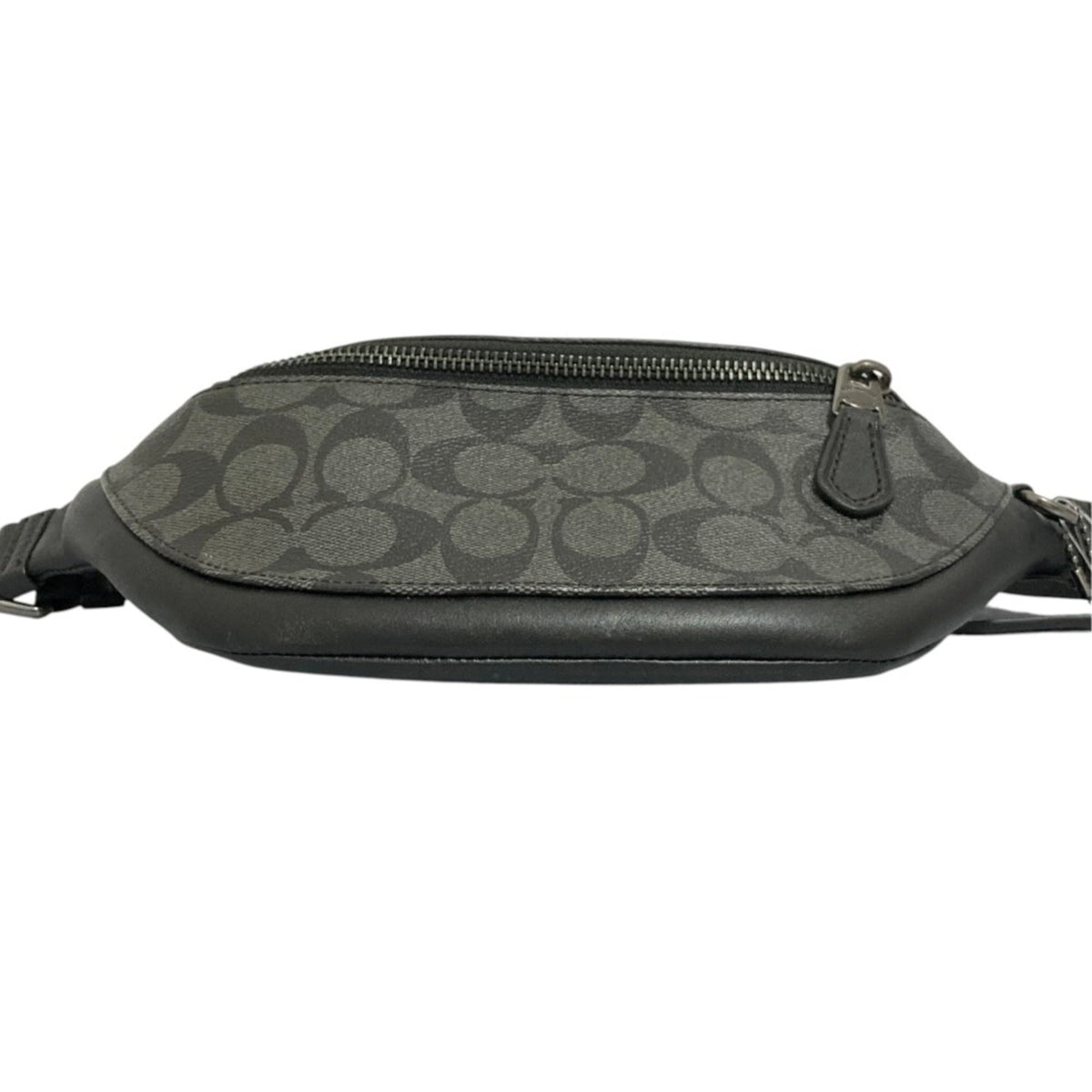 Coach Black Charcoal Gray Pvc Sling Bag (Pre-Owned)