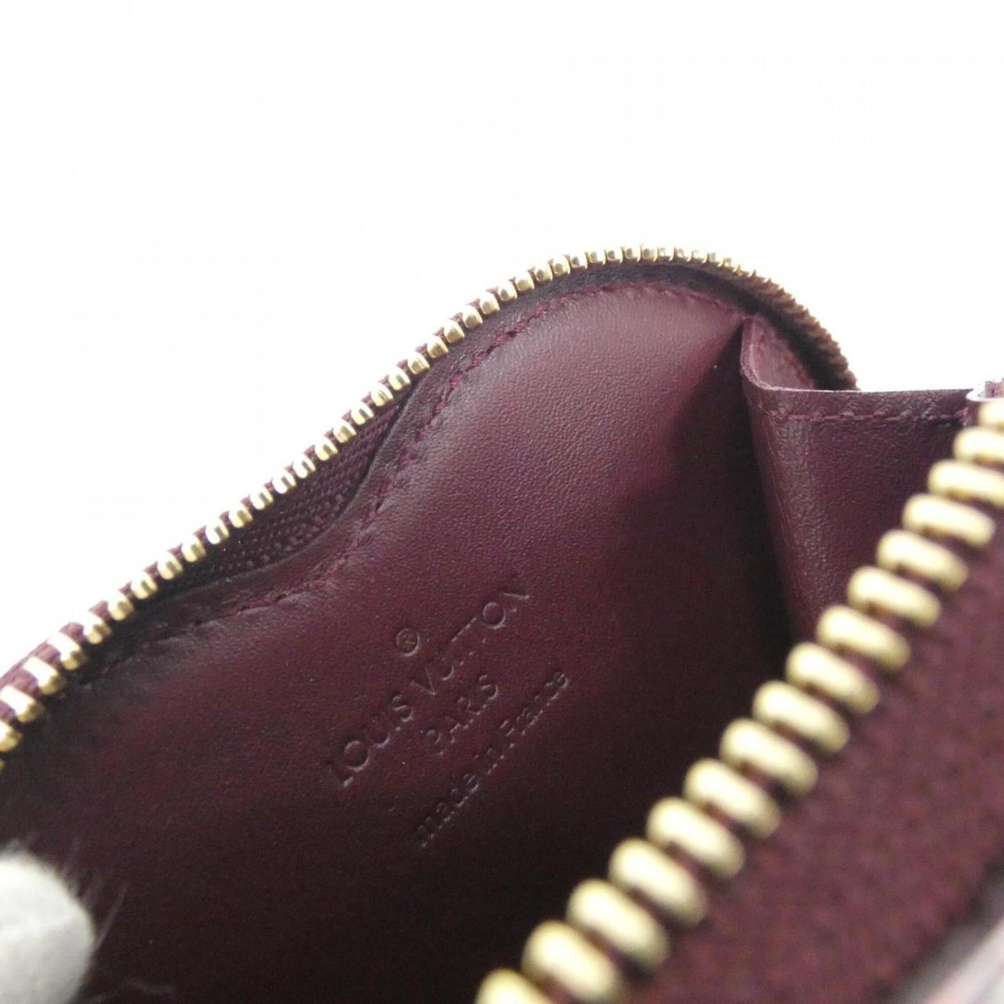 Louis Vuitton Red Color Rouge Fauviste Leather Coin Purse/Coin Case (Pre-Owned)