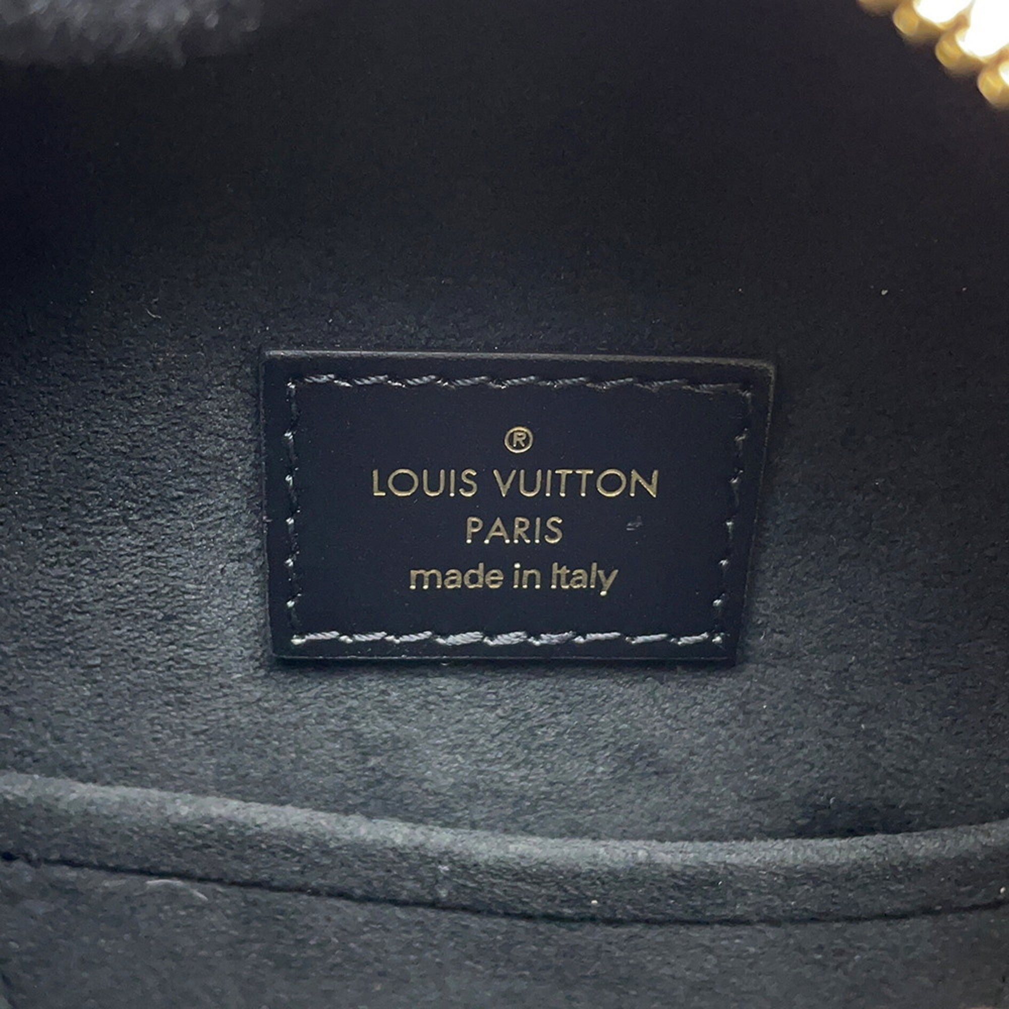Louis Vuitton Monogram Black Blue Noir White Monogram Handbag Shoulder Bag (Pre-Owned)