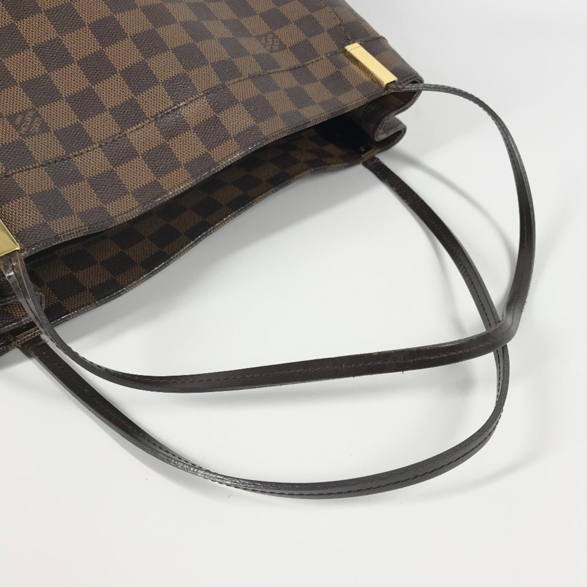 Louis Vuitton Damier Brown Ebene Damier Canvas Shoulder Bag Tote Bag (Pre-Owned)