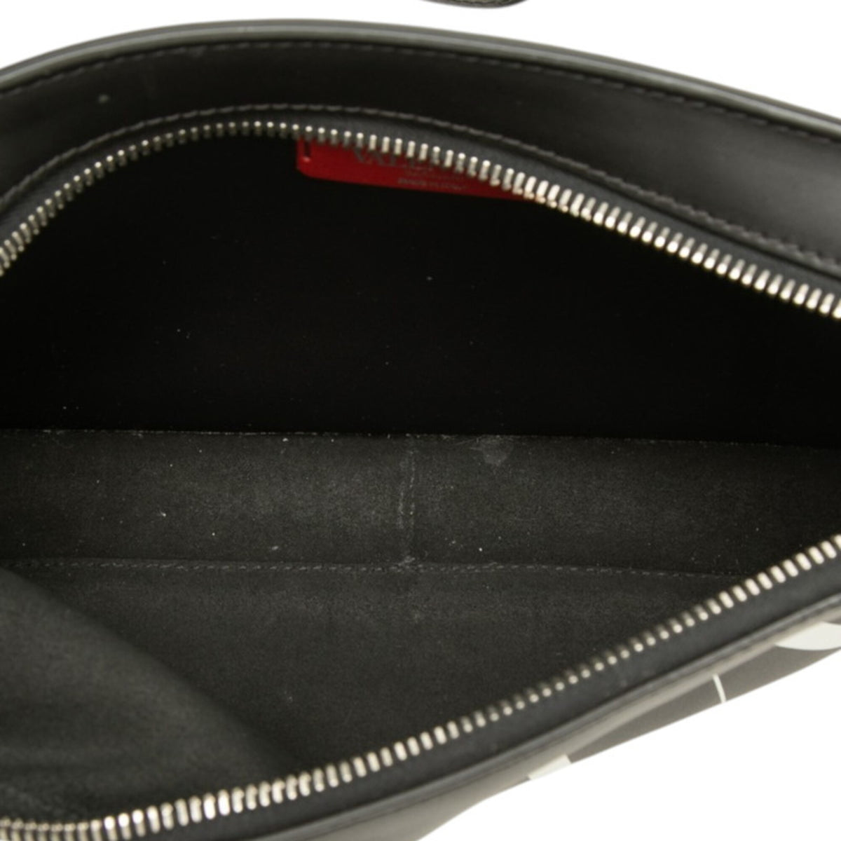 Valentino Black Leather Fanny Pack Sling Bag (Pre-Owned)