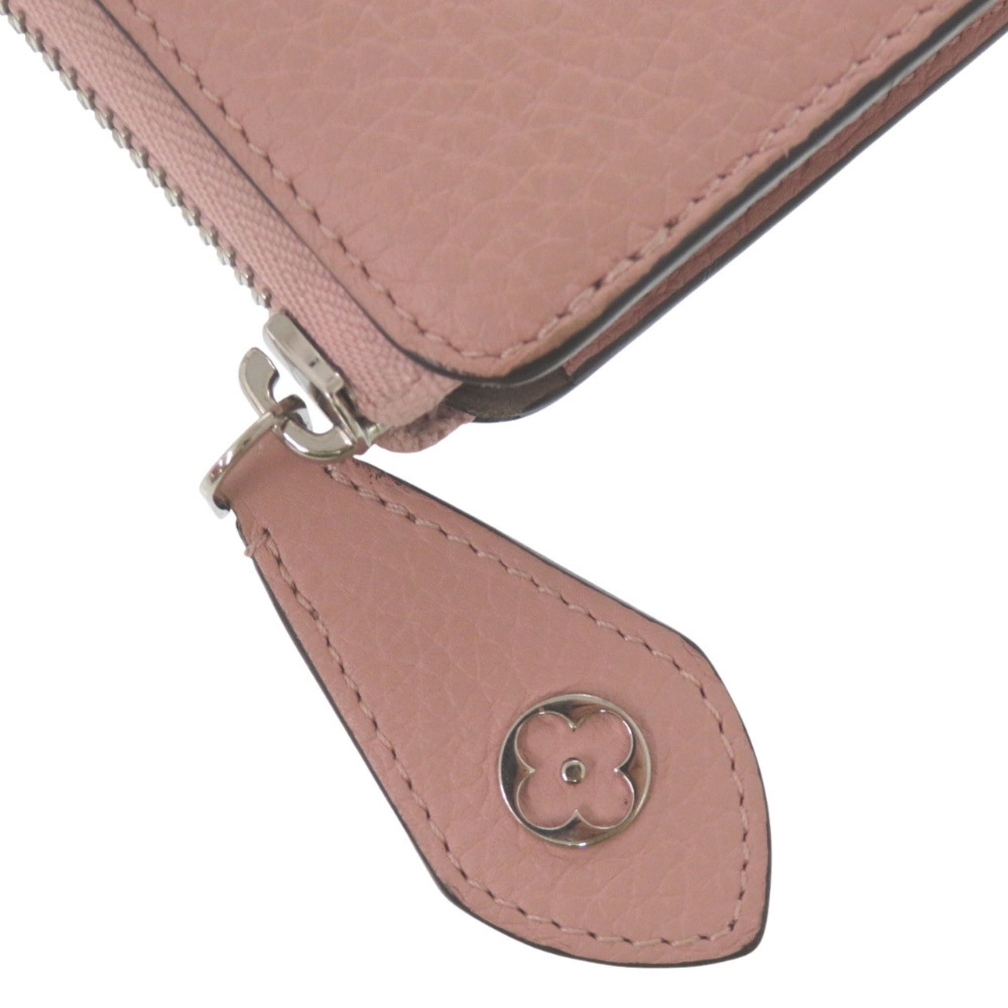 Louis Vuitton Magnolia Pink Leather Long Wallet (Bi-Fold) (Pre-Owned)