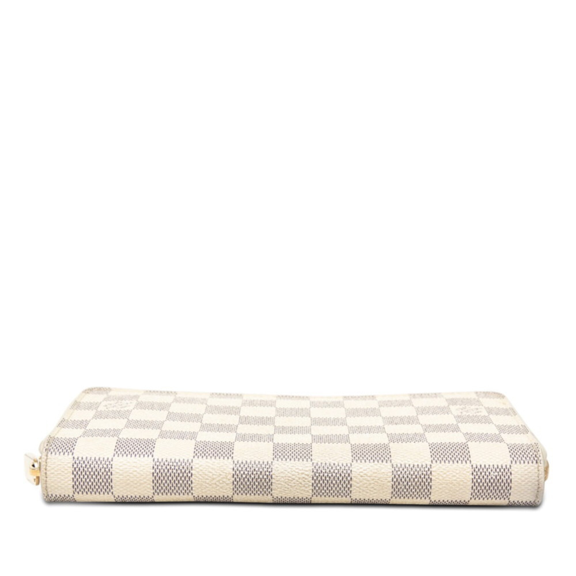 Louis Vuitton White Pvc Leather Long Wallet (Bi-Fold) (Pre-Owned)