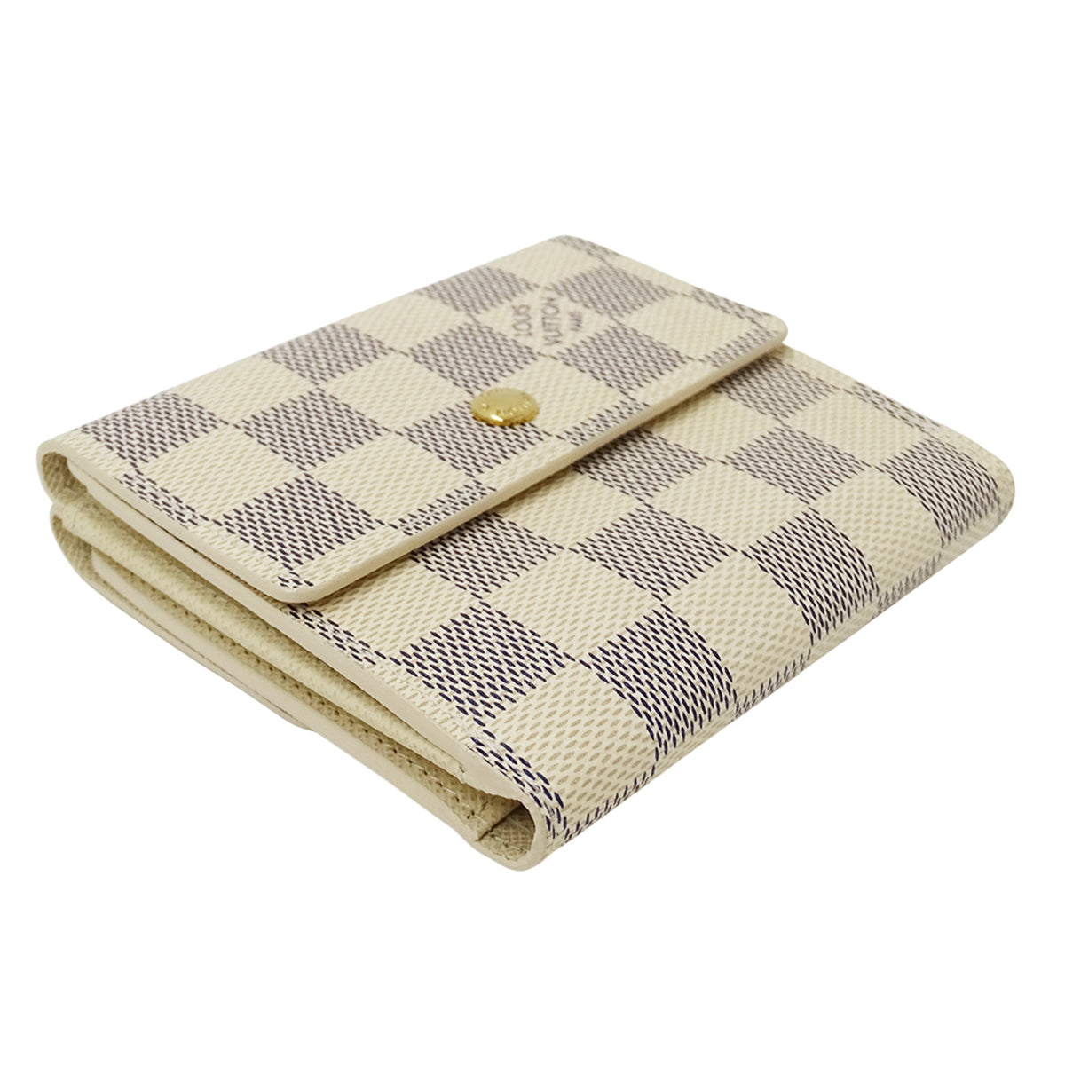 Louis Vuitton Damier Azur White Damier Azur Wallet (Bi-Fold) (Pre-Owned)