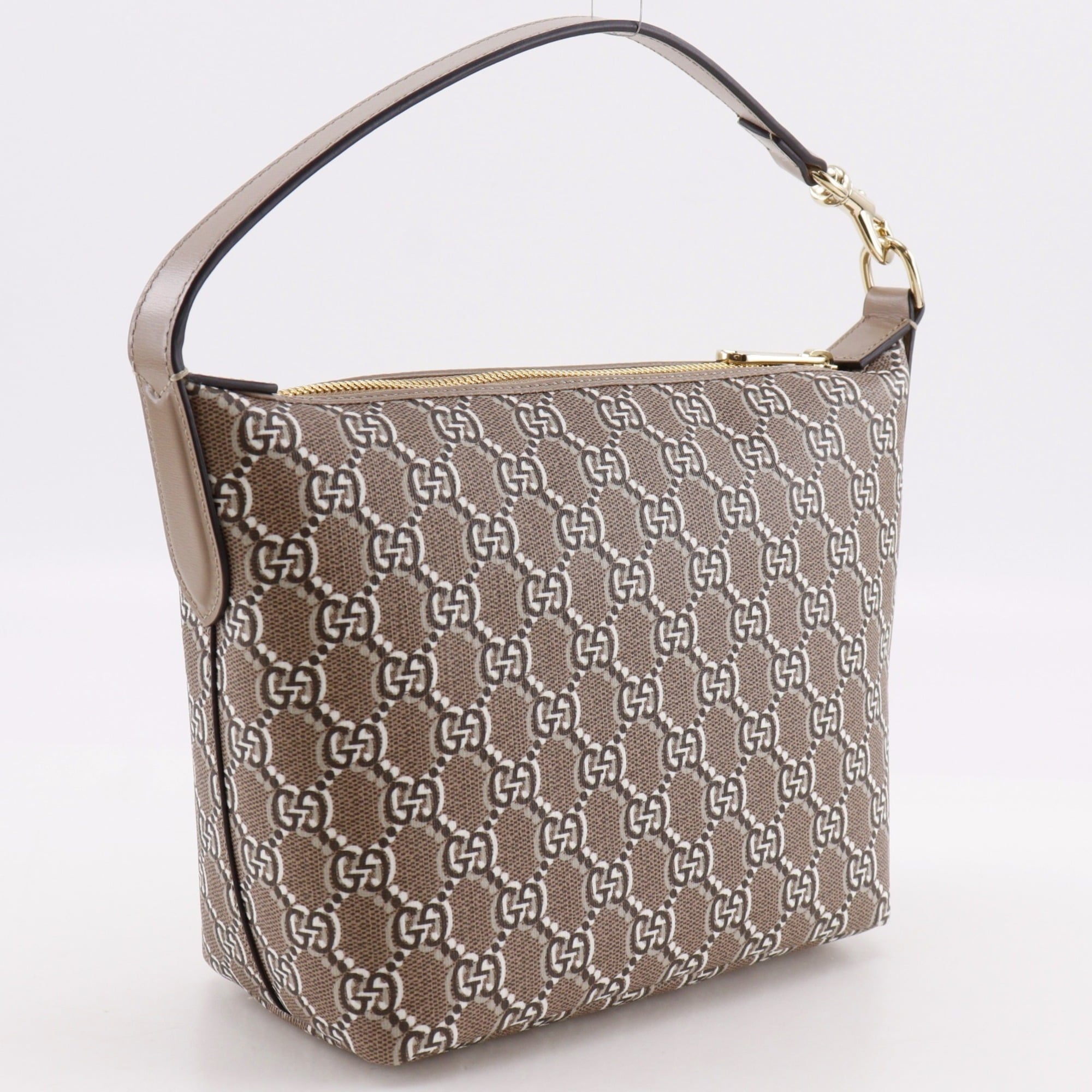 Gucci Brown Pvc Shoulder Bag (Pre-Owned)