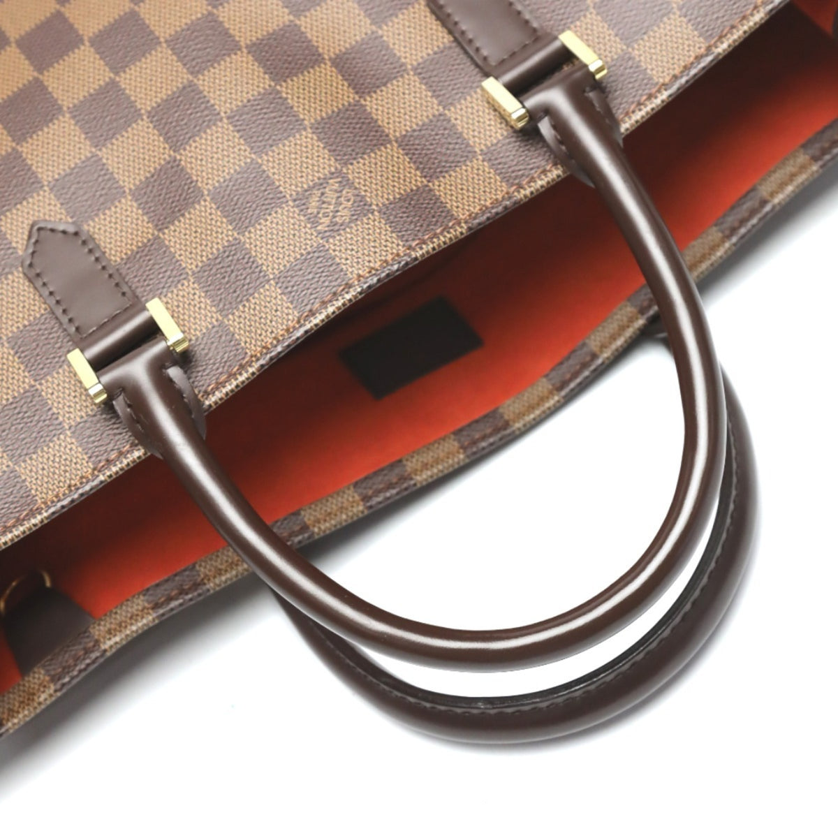 Louis Vuitton Brown Damier Canvas Ebene Damier Canvas Handbag Tote Bag (Pre-Owned)
