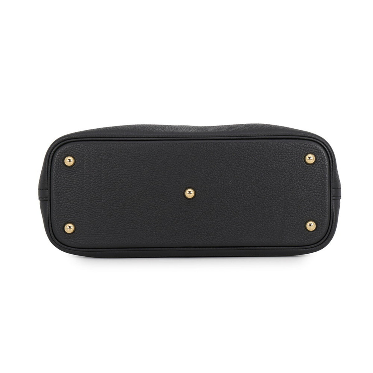 Hermes Black Taurillon Clemence Leather Handbag Shoulder Bag (Pre-Owned)