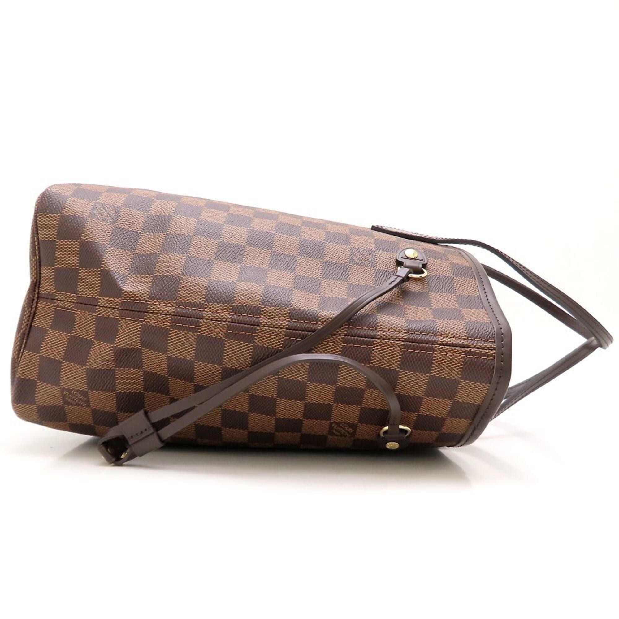 Louis Vuitton Ebene Damier Canvas Pouch Tote Bag (Pre-Owned)