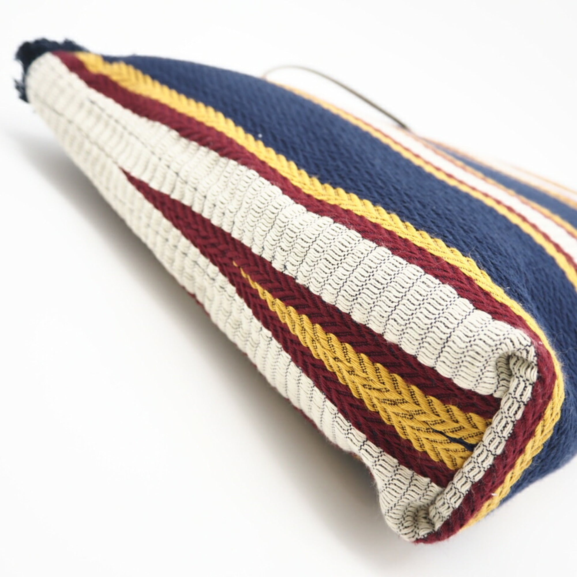 Gucci Multi-Color Navy Canvas Clutch Bag Pouch (Pre-Owned)