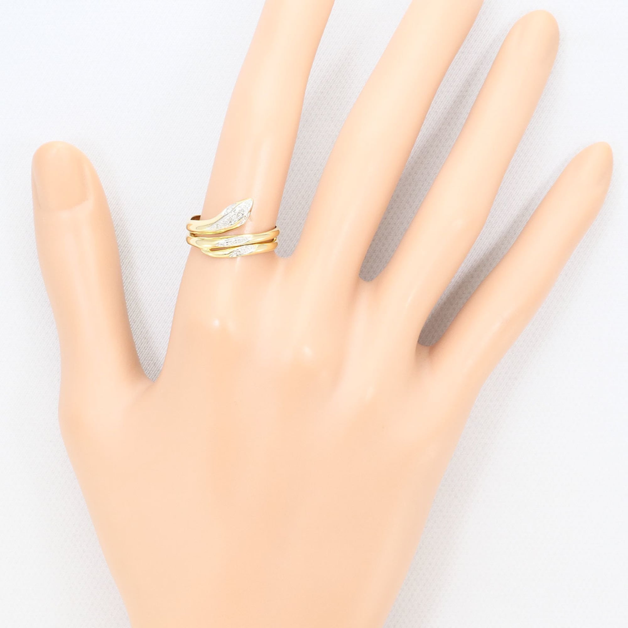Unbranded White Gold Yellow Gold White Gold (10K) Yellow Gold (10K) Band Ring (Pre-Owned)