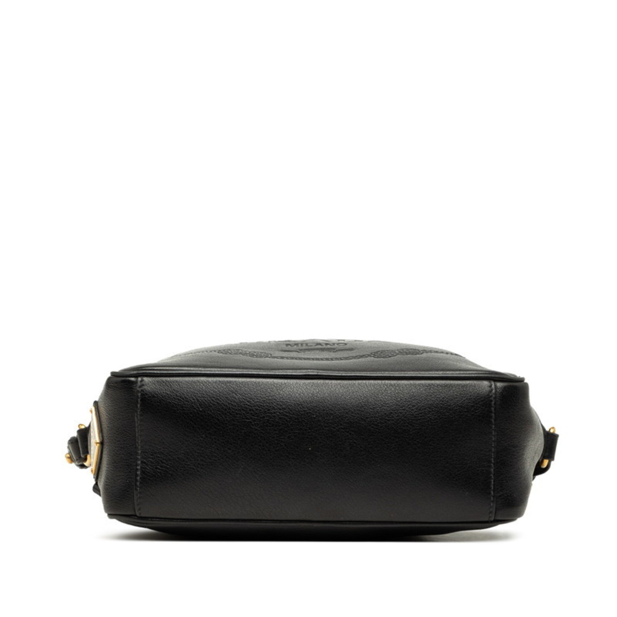 Prada Black Leather Shoulder Bag (Pre-Owned)