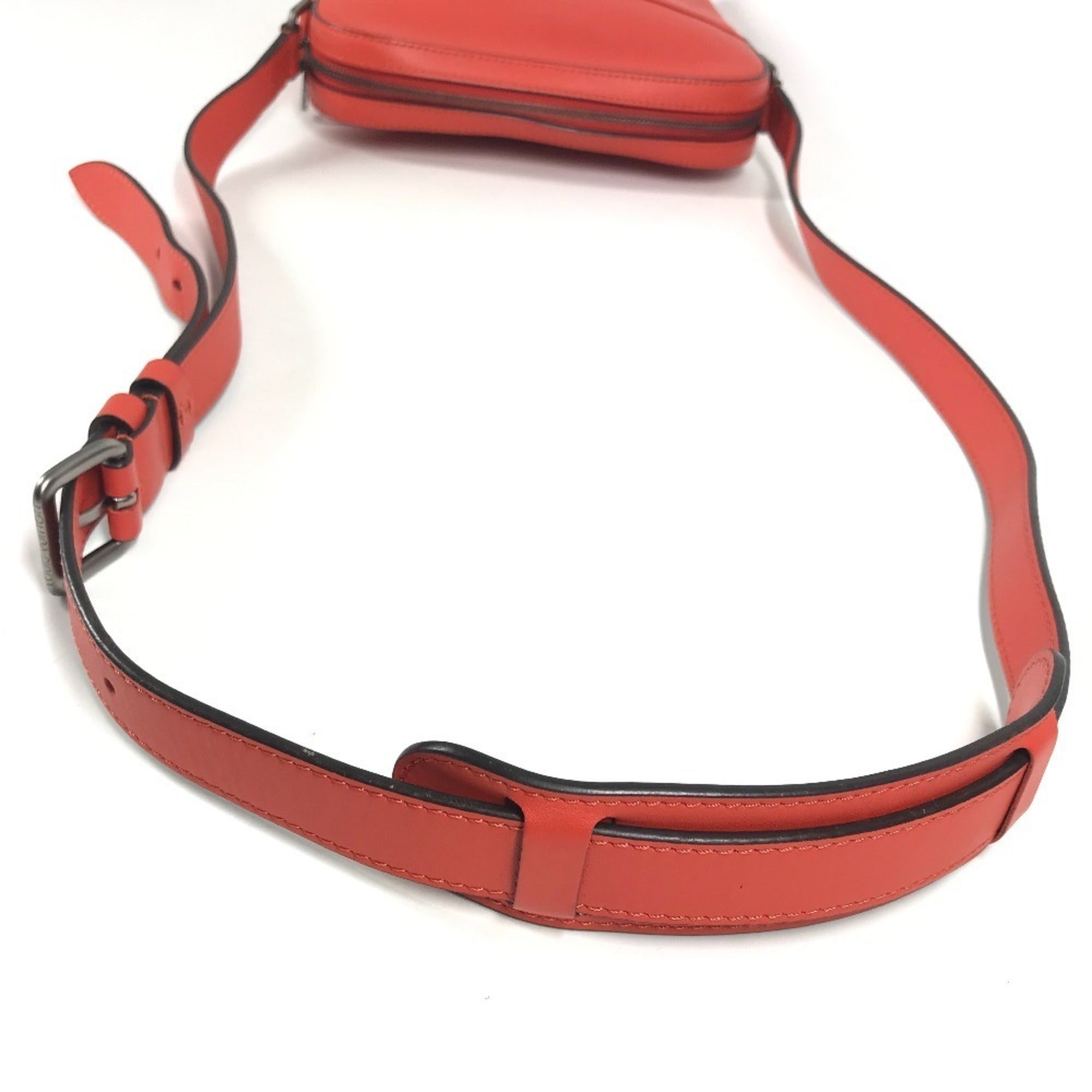 Louis Vuitton Red Color Damier Infini Pochette Shoulder Bag (Pre-Owned)