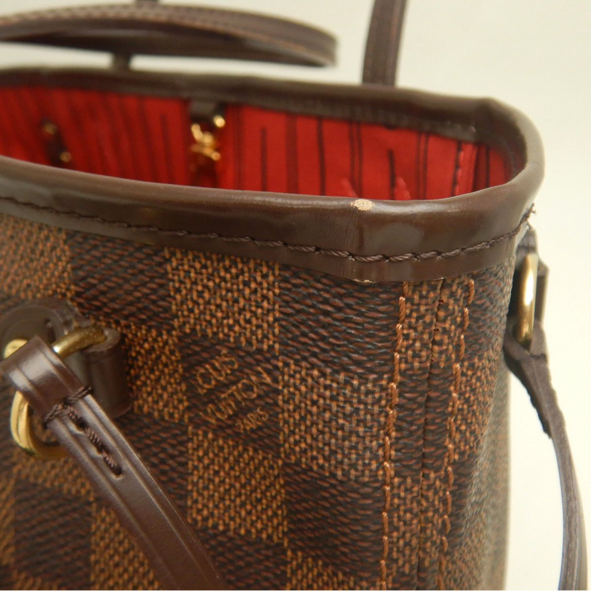 Louis Vuitton Damier Canvas Ebene Damier Canvas Tote Bag (Pre-Owned)