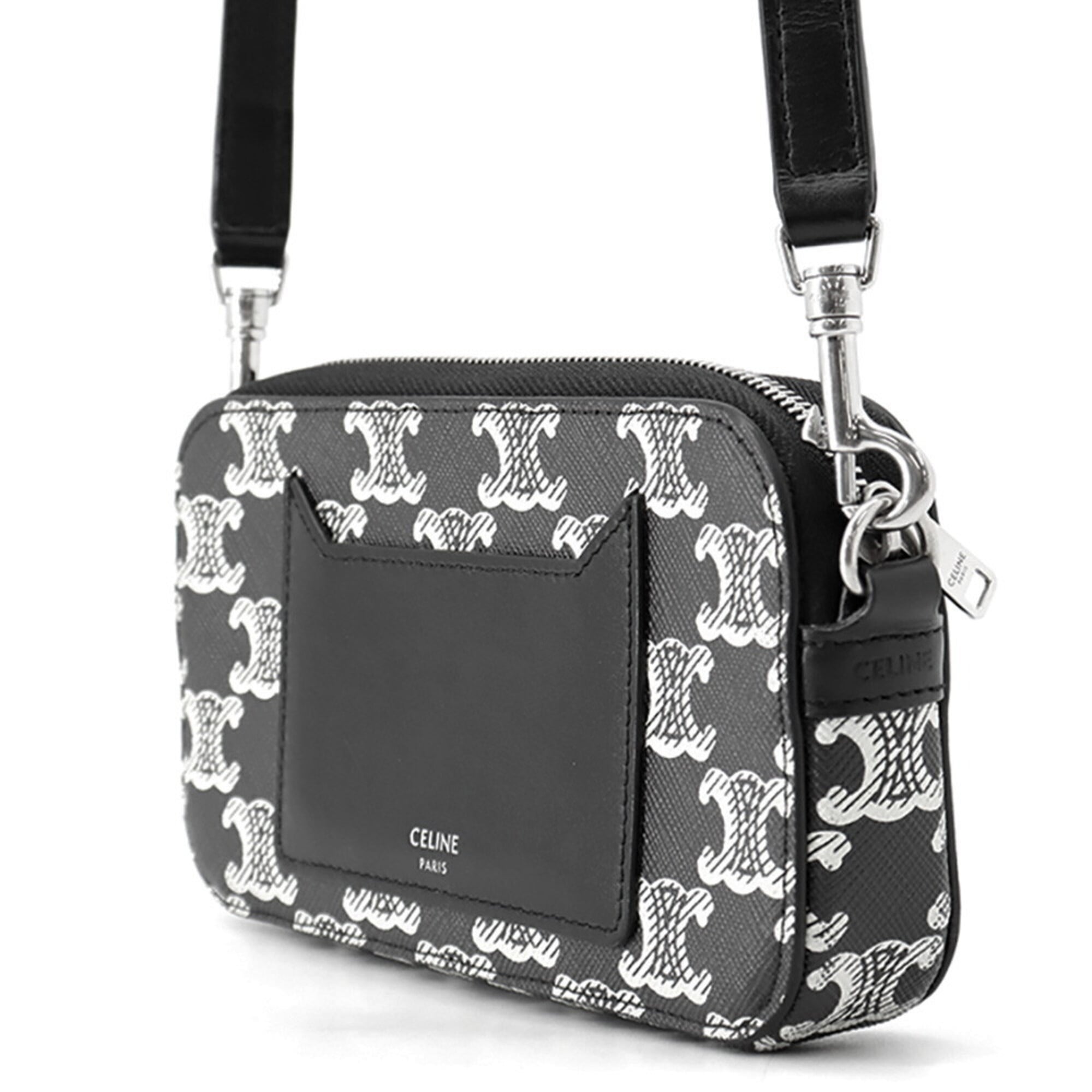 Celine Black Pvc Leather Shoulder Bag (Pre-Owned)
