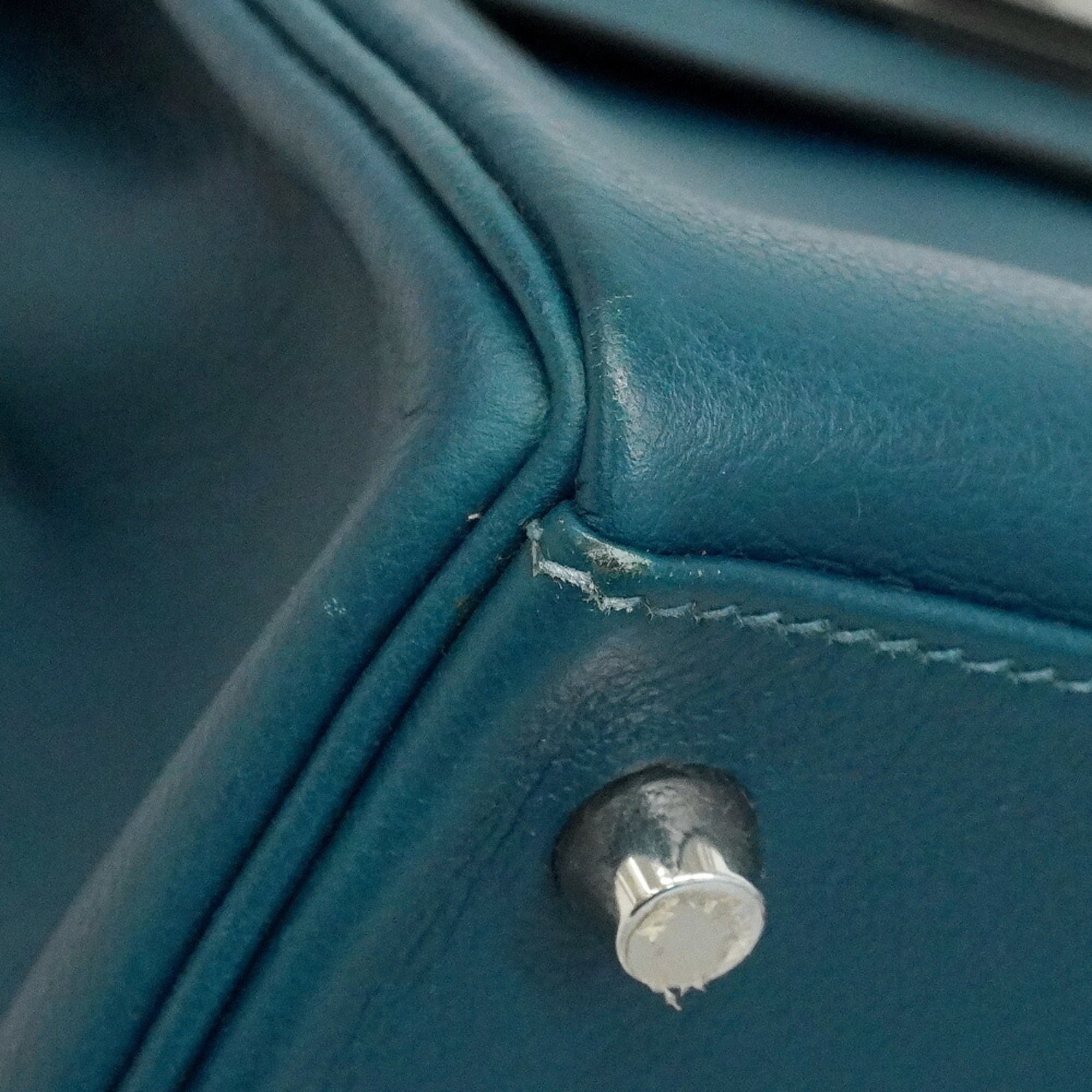 Hermes Deep Blue Handbag (Pre-Owned)
