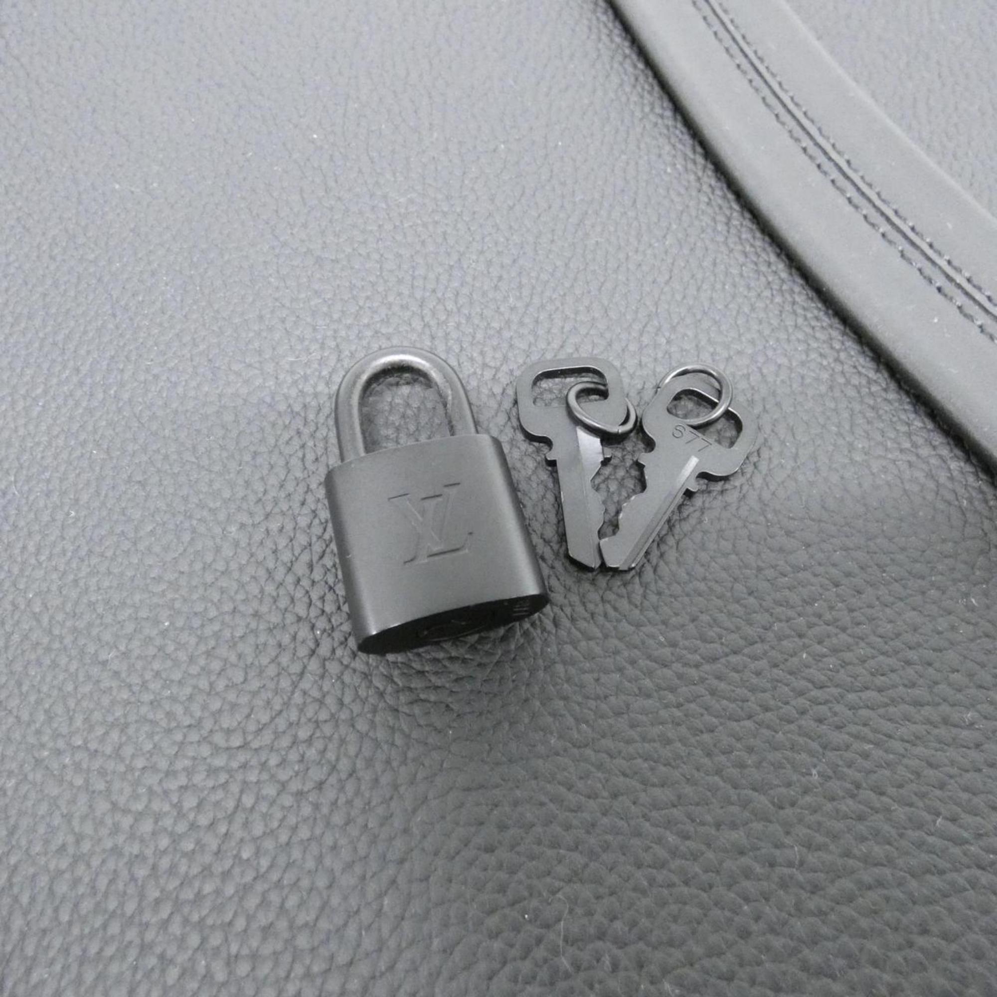 Louis Vuitton Black Leather Handbag (Pre-Owned)