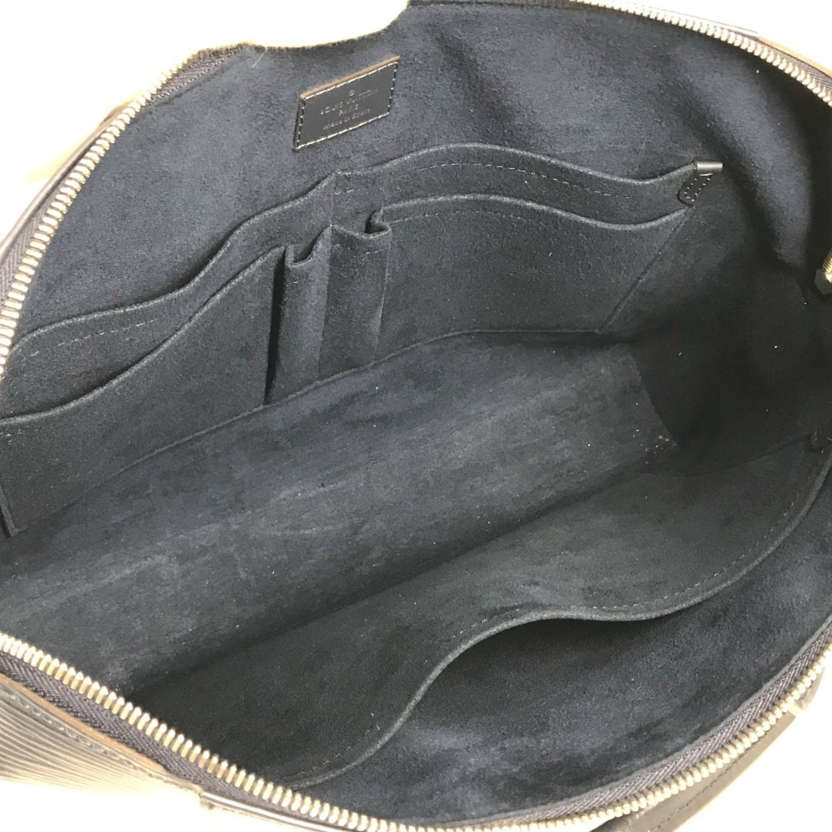 Louis Vuitton Navy Navy Blue Epi Leather Handbag (Pre-Owned)