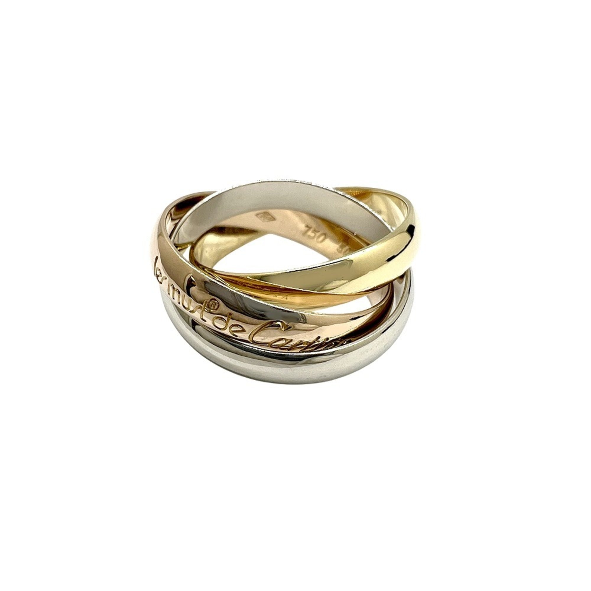 Cartier Pink Gold White Gold Yellow Gold Yellow Gold (18K) Pink Gold (18K) White Gold (18K) Band Ring (Pre-Owned)