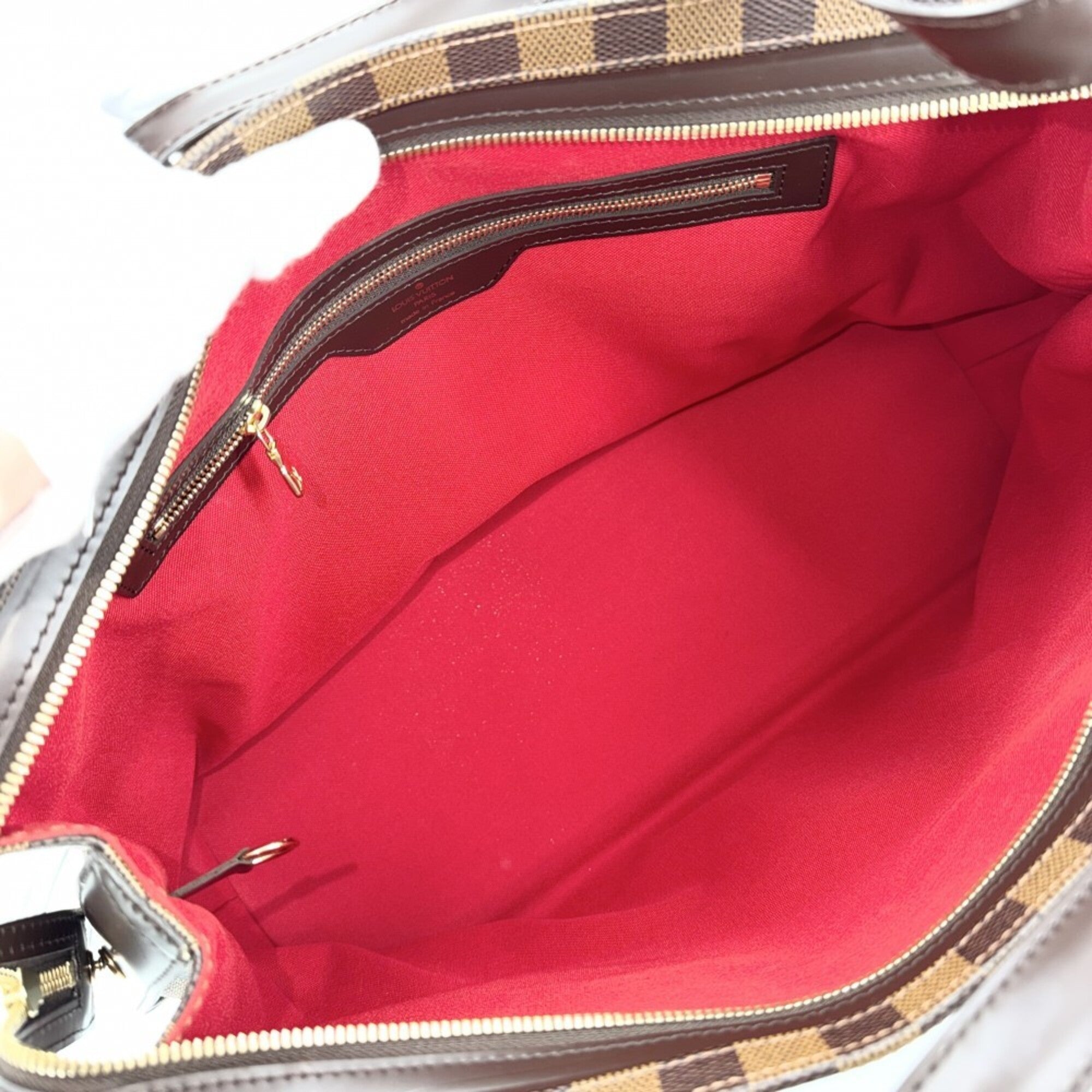 Louis Vuitton Brown Damier Canvas Handbag Tote Bag (Pre-Owned)