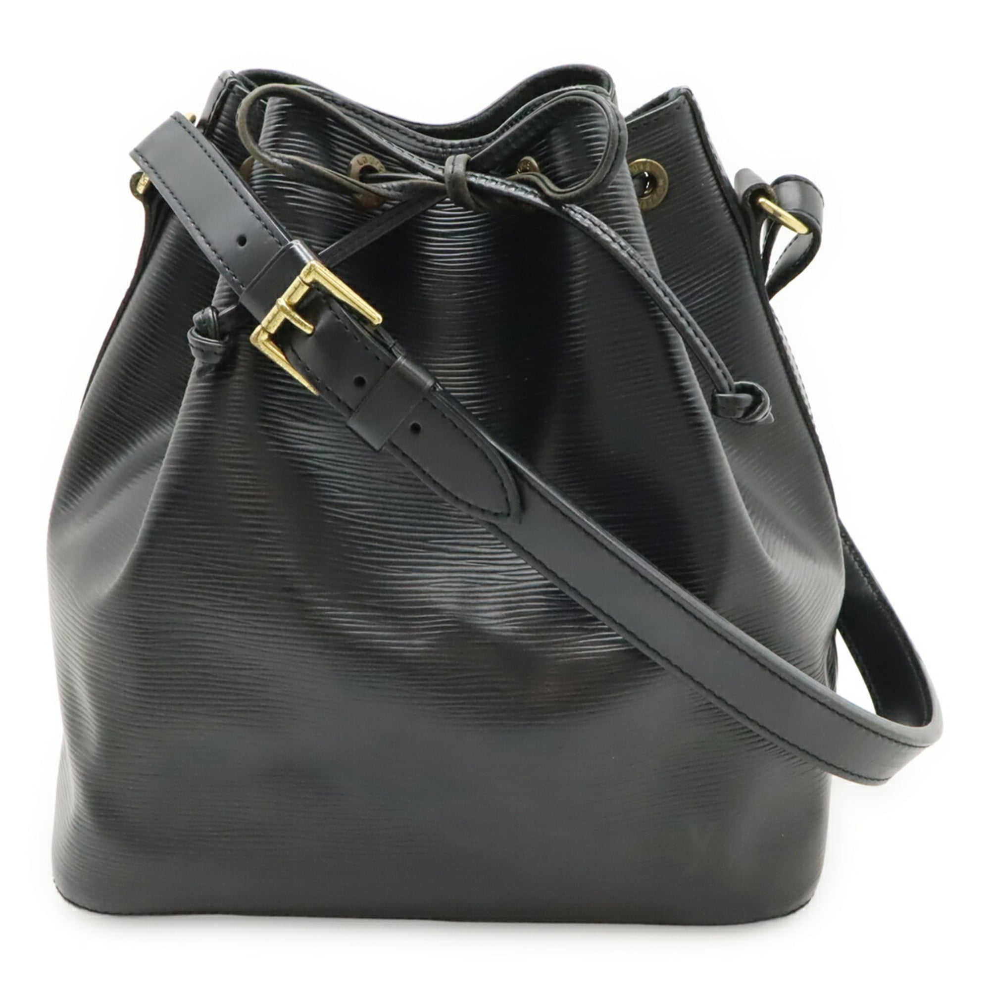 Louis Vuitton Black Noir Epi Leather Shoulder Bag (Pre-Owned)