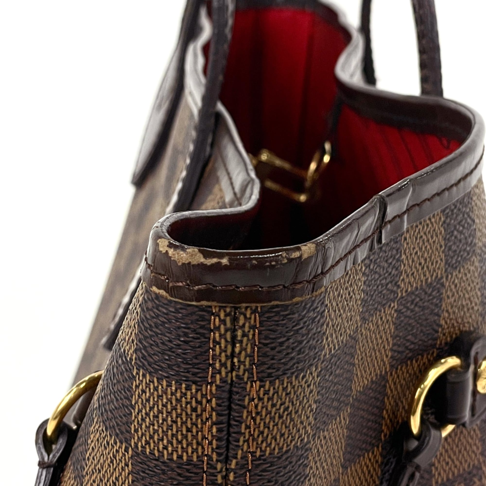 Louis Vuitton Brown Damier Canvas Tote Bag (Pre-Owned)