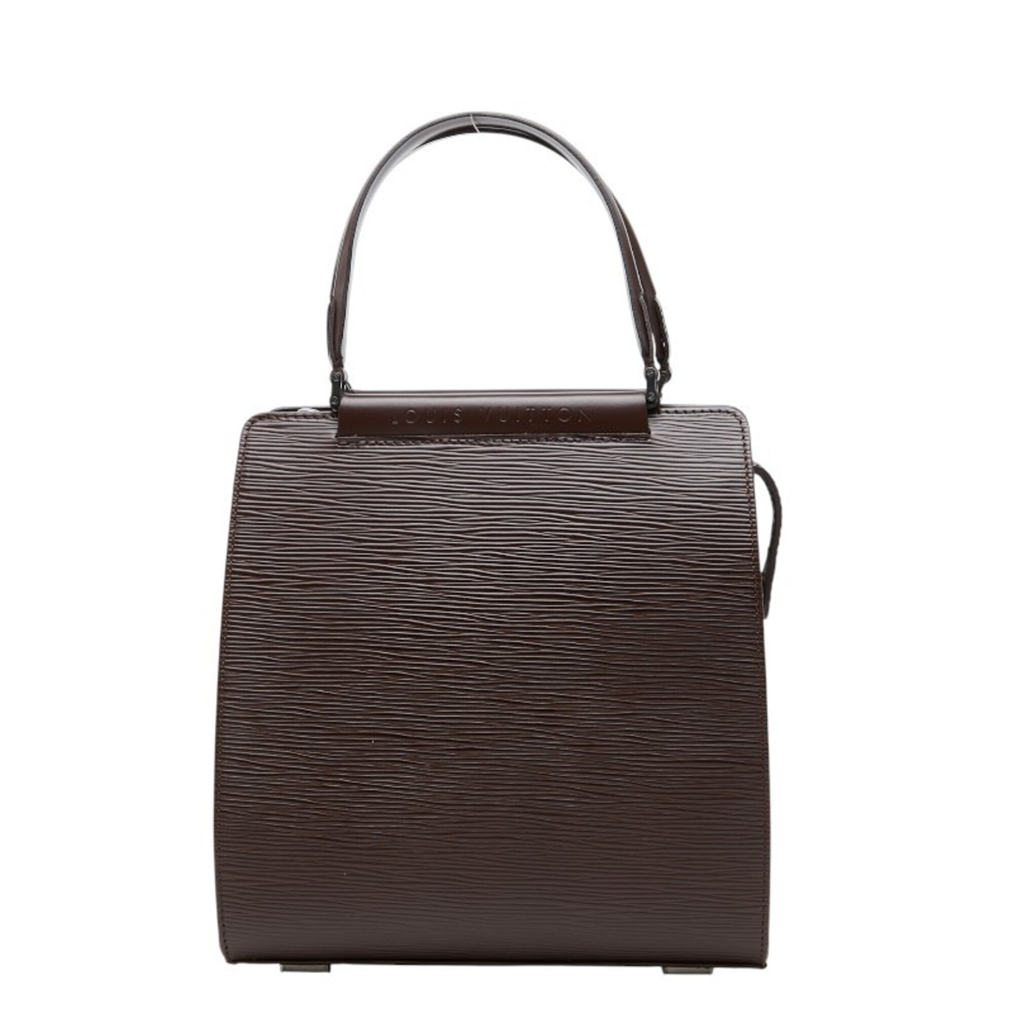 Louis Vuitton Brown Moka Pvc Leather Handbag (Pre-Owned)