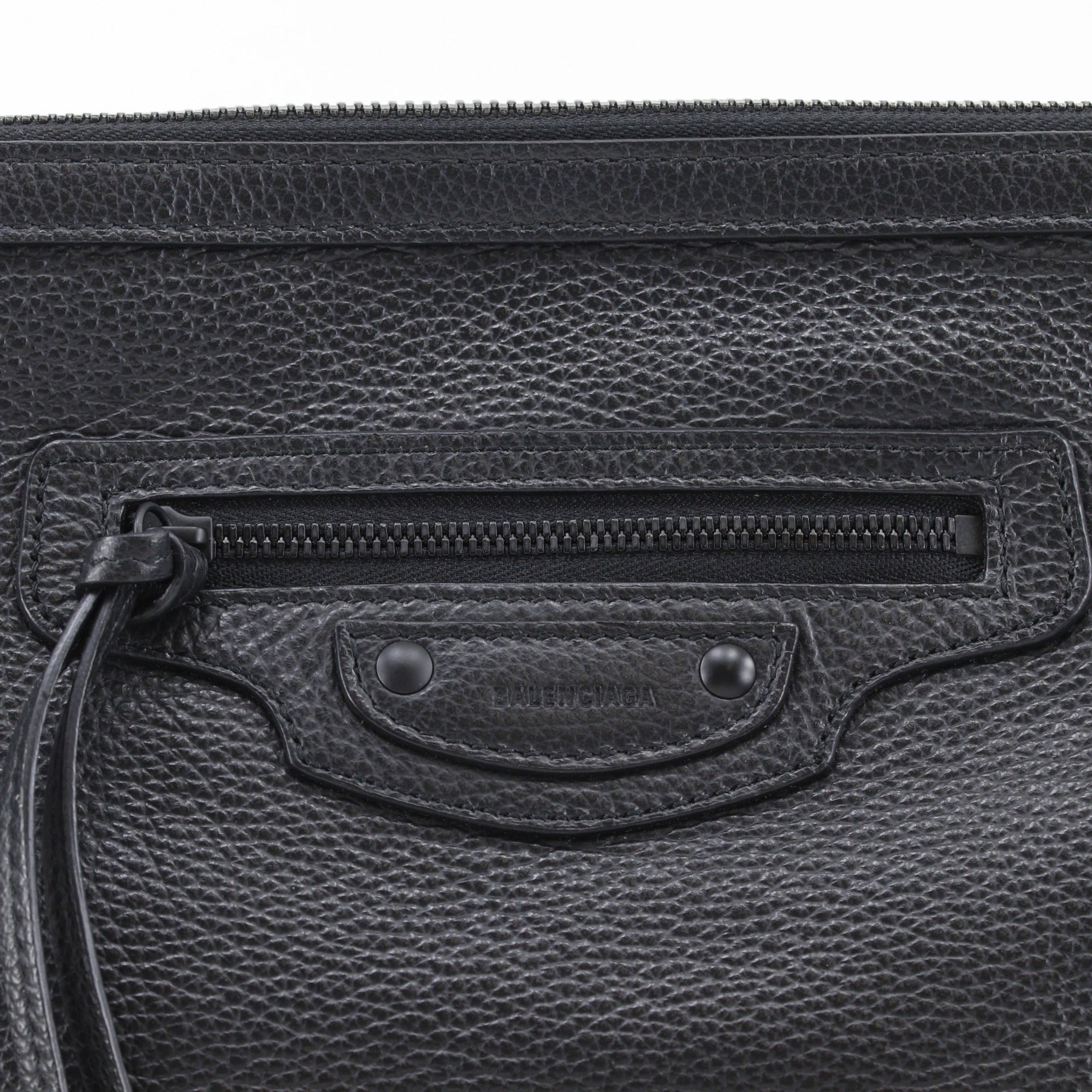 Balenciaga Black Leather Shoulder Bag (Pre-Owned)