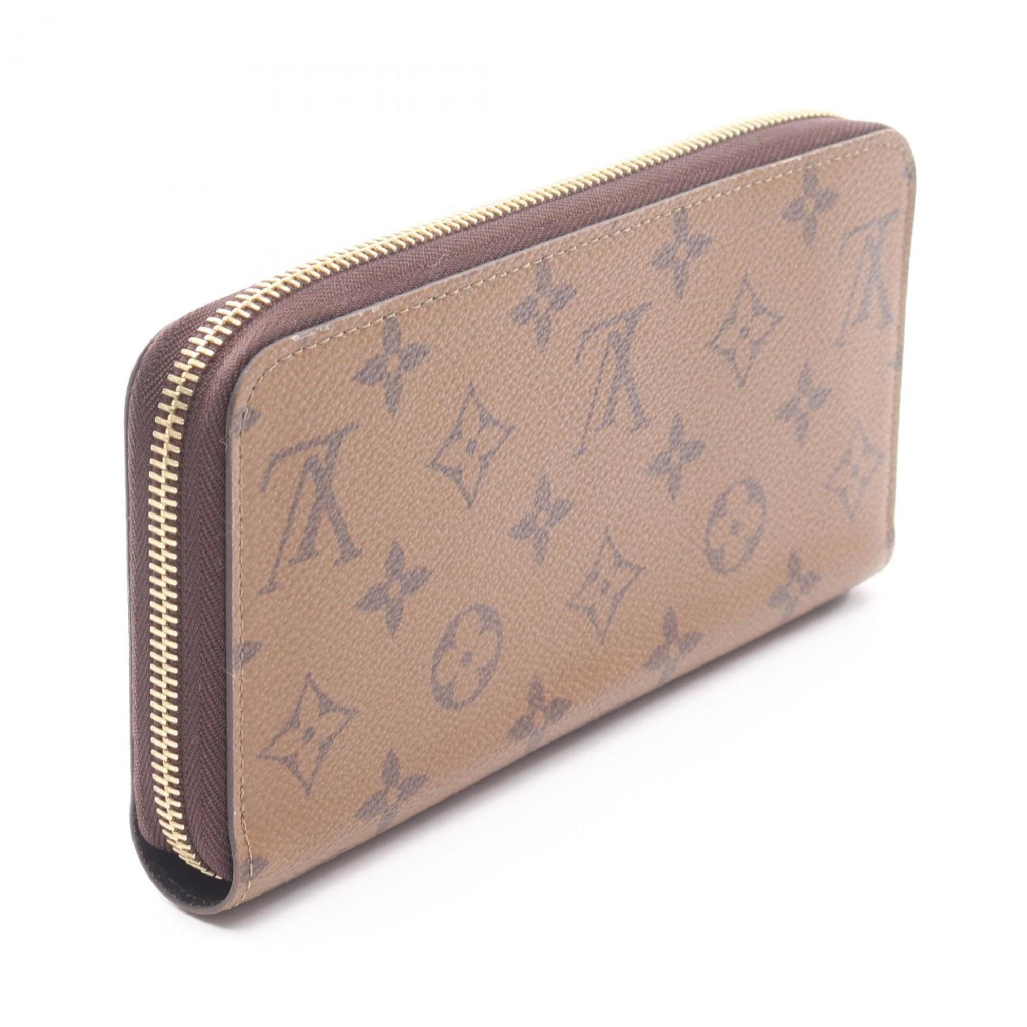 Louis Vuitton Brown Monogram Reverse Coated Canvas Long Wallet (Bi-Fold) (Pre-Owned)