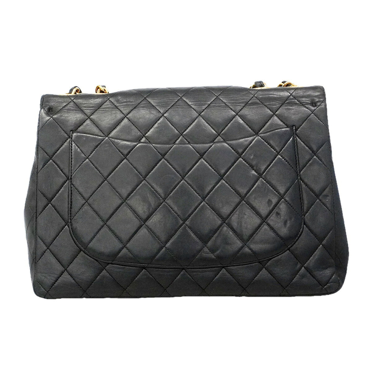 Chanel Black Leather Shoulder Bag (Pre-Owned)