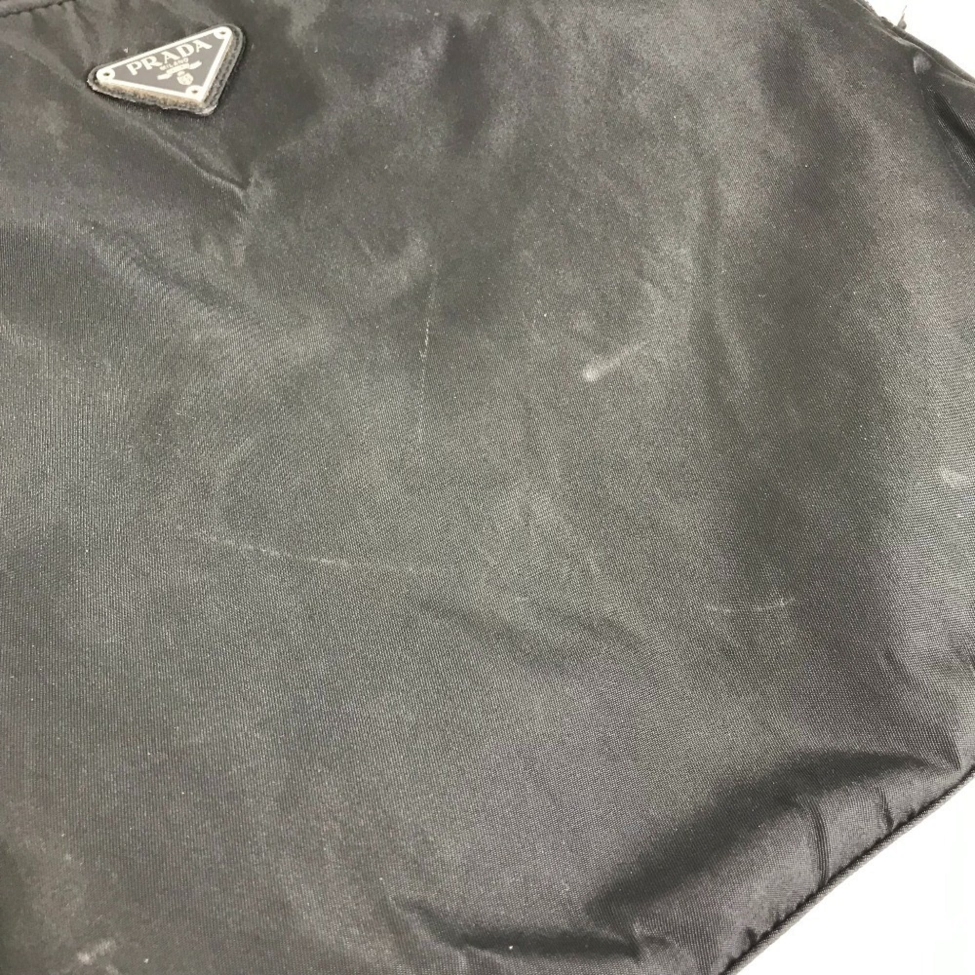 Prada Black Nylon Briefcase Handbag Tote Bag (Pre-Owned)