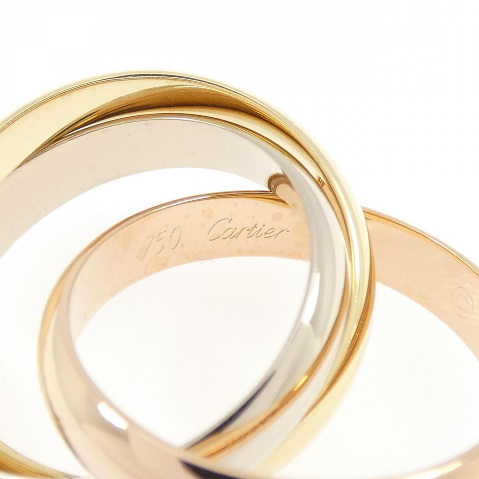 Cartier Pink Gold White Gold Yellow Gold Yellow Gold (18K) Pink Gold (18K) White Gold (18K) Band Ring (Pre-Owned)