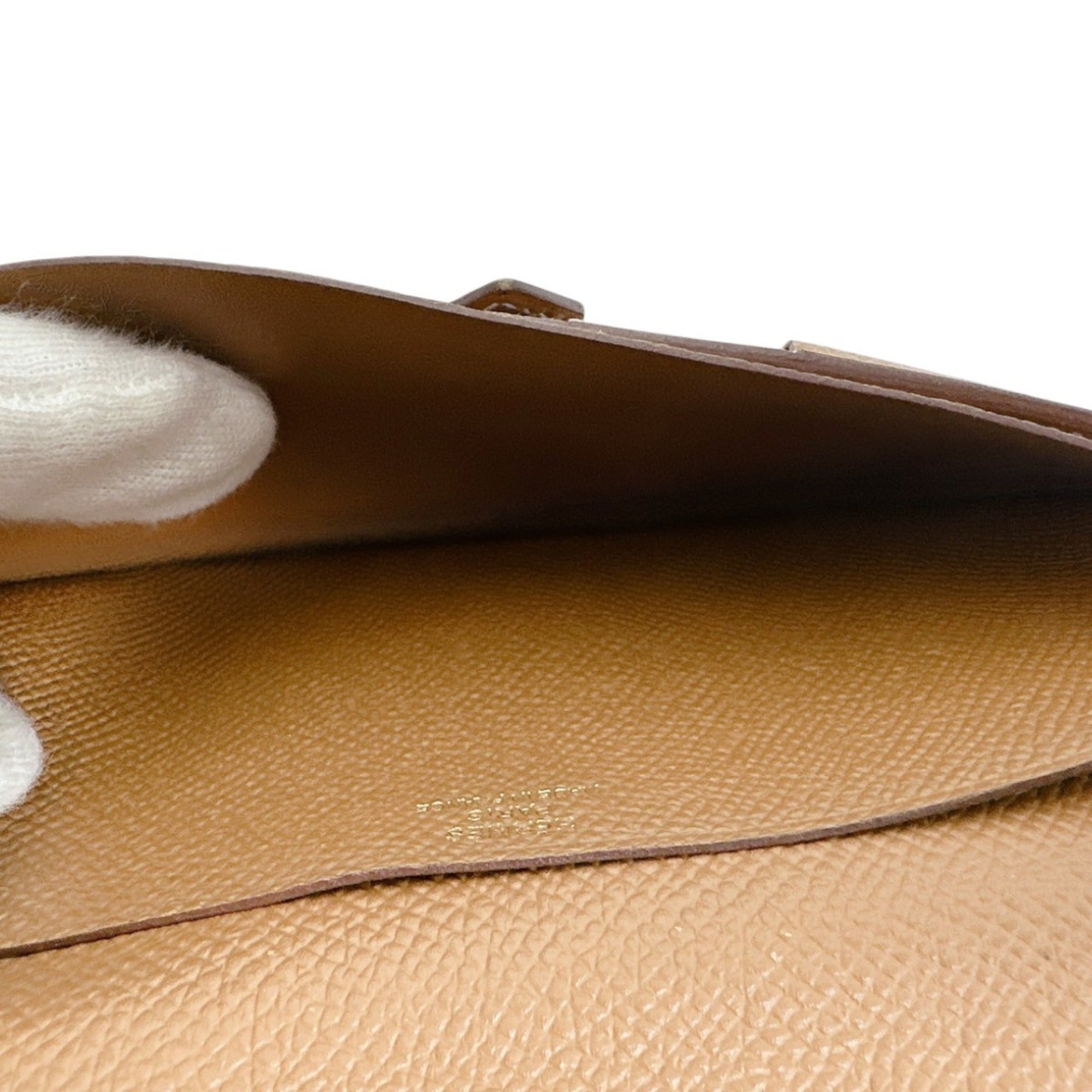 Hermes Brown Epsom Leather Wallet (Bi-Fold) (Pre-Owned)