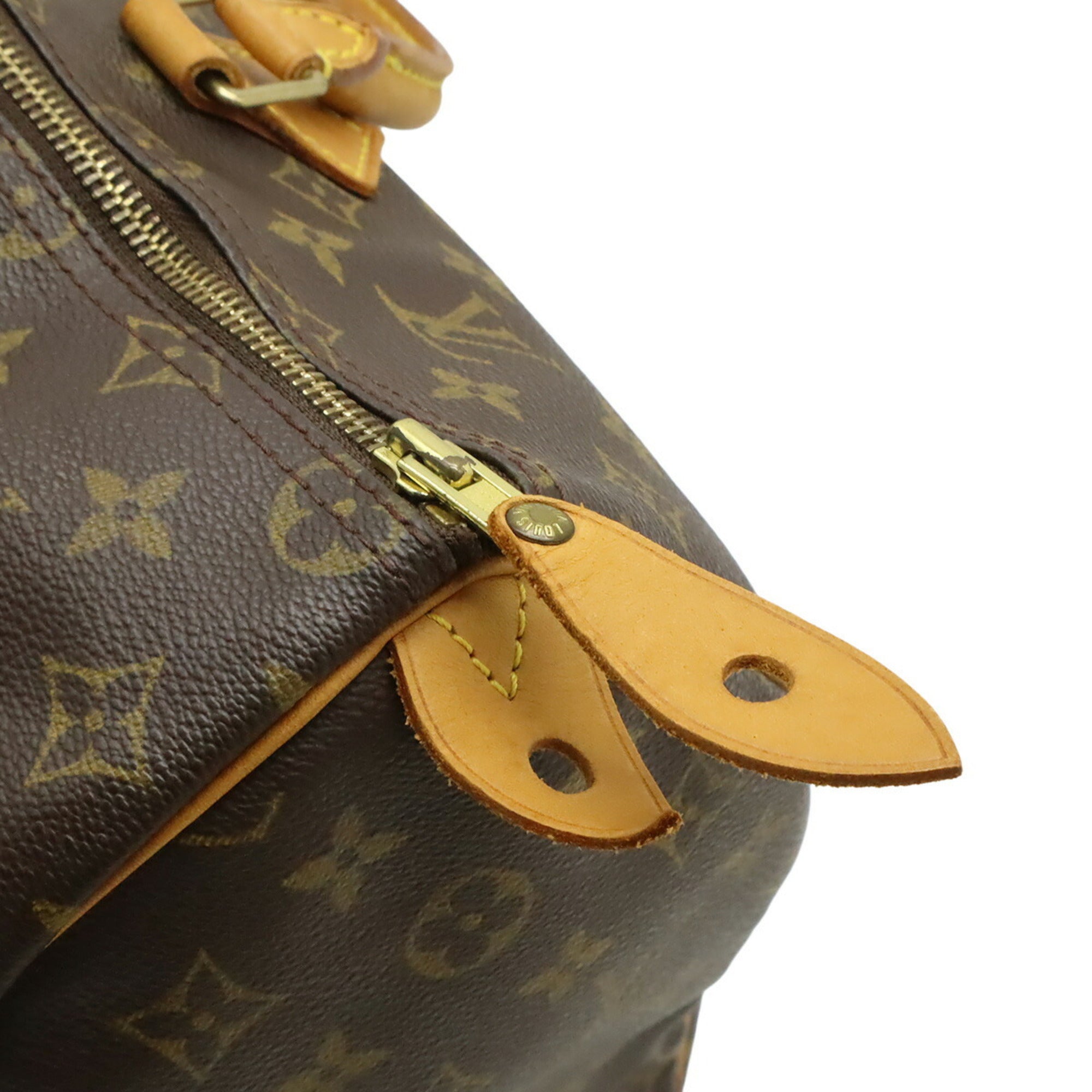 Louis Vuitton Brown Monogram Canvas Boston Bag Handbag (Pre-Owned)